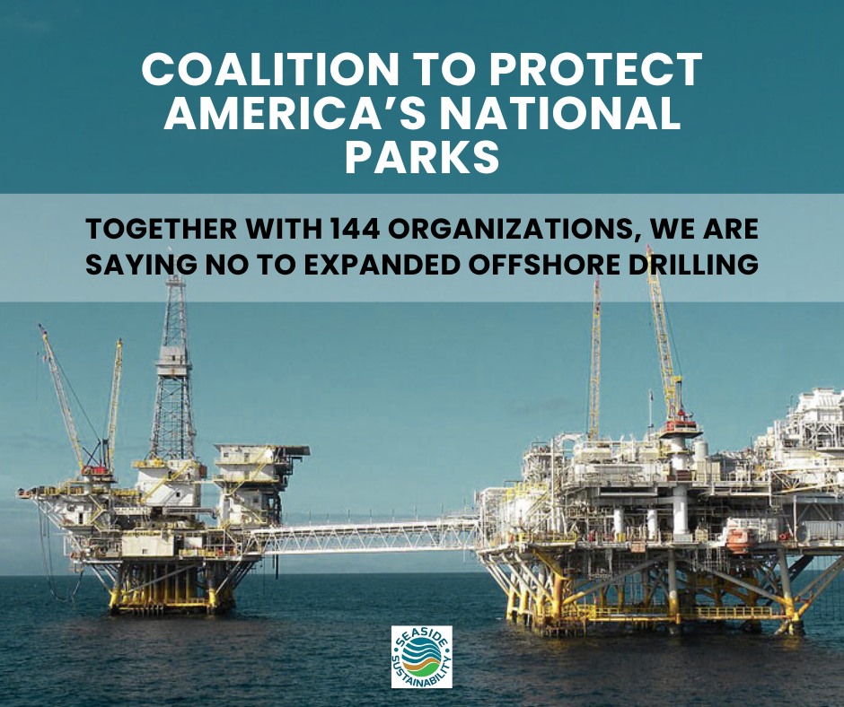 Standing with 144 organizations as part of the Coalition to Protect America’s National Parks. Protecting oceans, coastlines, wildlife, and communities from fossil fuel risk. 🌊
#Seasidesustainability #climateaction #protectouroceans #Nonprofit