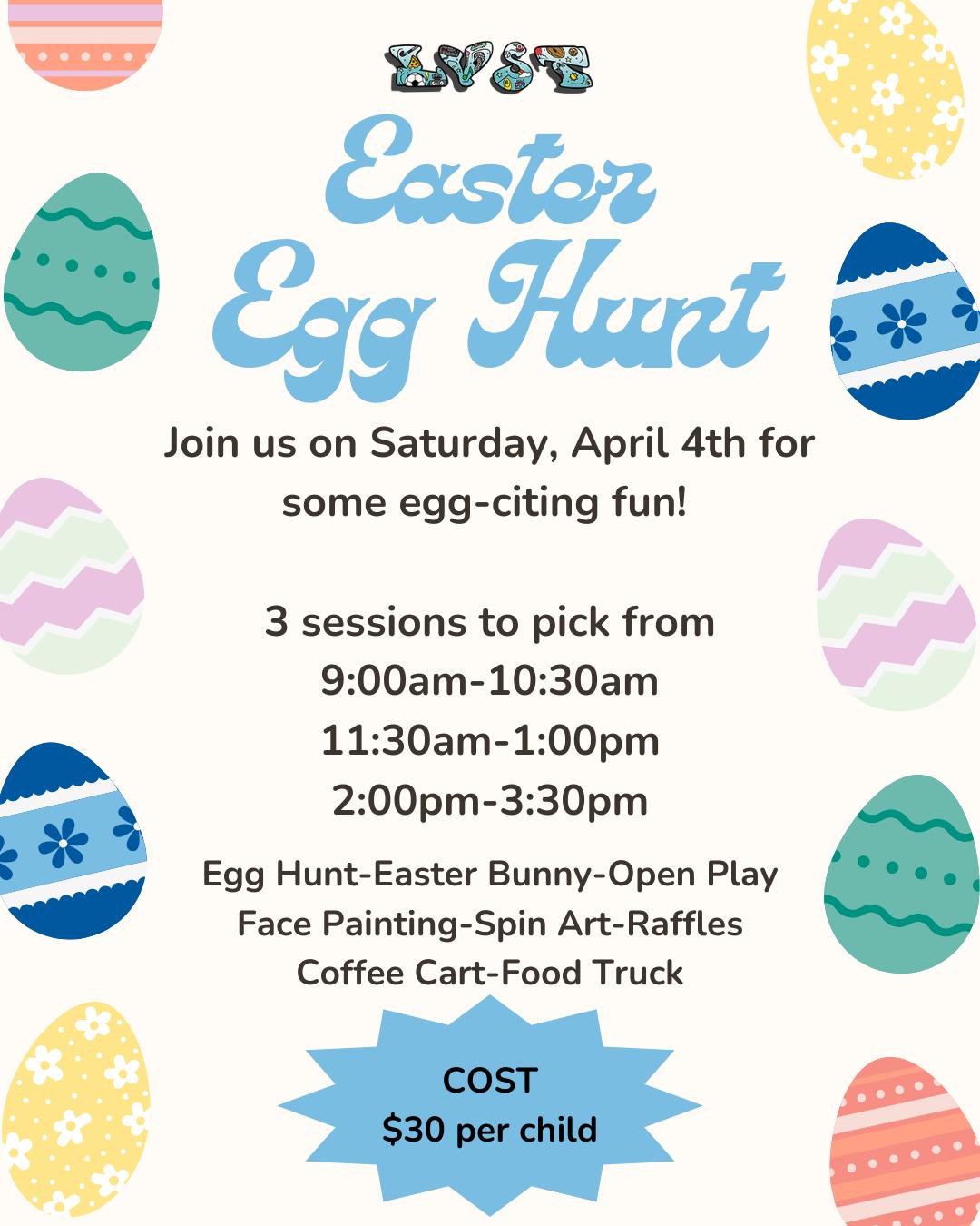 🐣🌸 Mark your calendars! Easter Egg Hunt Open Play is coming to LVST on Saturday, April 4th! Choose from 3 sessions; 9:00am–10:30am, 11:30am–1:00pm, or 2:00pm–3:30pm. Registration for this event opens March 2nd! 🌸🐣
#LehighValleySportsTurf #LVST #LehighValley #KidsActivities #Easter #EggHunt #OpenPlay