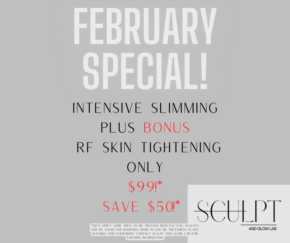🥳February Special!🥳
⚡Transform your body with our specialized treatment designed to drop cm's rapidly!
It combines the ultimate trio of treatments- Fat Cavitation, SculptX+, and RF Skin Tightening! 👏
6 weekly treatments are recommended for optimal results!
You can book and prepay for as many treatments as you wish! Or purchase a package to use at a later date! #Afterpay is available in-clinic!
What sets us apart?
⭐ @sculptandglowlab is a fully qualified and experienced nurse-led clinic that uses specialised techniques with proven results
⭐We ONLY use state of the art government approved devices that have been clinically proven to actually work!
⭐Individual treatment plans to achieve your desired results!
⭐FREE consultations
⭐Monthly specials
⭐Comfortable, non judgemental clinic
⭐290+ 5 star reviews!
.
*T&Cs apply- full terms and conditions can be viewed at www.sculptandglowlab.com. The same area must be treated with Fat Cavitation, SculptX+ and RF Skin Tightening. Valid for bookings made in Feb '26. Bookings can roll over into following months. Packages must be paid in full at initial appointment. Packages expire 12 months after initial appointment. Afterpay terms and conditions apply. Treatment isn't suitable for everybody. Contact Sculpt and Glow LAB for further info.
.
#bodysculptingspecialistperth #nurseledclinic #qualifiedbodysculptingtech #perthbeauty #thinkingofbodysculpting #cellulitereductiontreatmentperth #emsculptperth #sculptxperth #afterpay #perthbeautydeals #smallbusinessperth #snatchedwaist #intensiveslimmingperth #rfskintighteningperth #fatcavitationperth