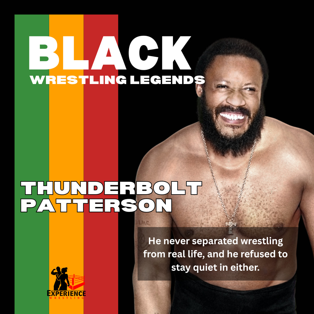 Each day this month, we’re highlighting an influential Black figure in professional wrestling history.
Today's feature, Thunderbolt Patterson, never separated wrestling from real life, and he refused to stay quiet in either.
Visit the link in our bio or www.experiencewrestling.com/black-wrestling-legends , for deeper context and a classic match connected to today’s spotlight.
This is part of the lineage.