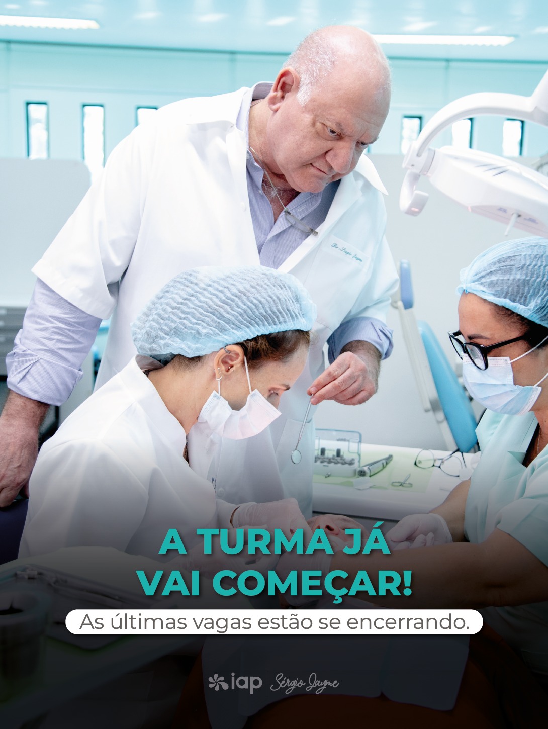 A formação em implantodontia para casos complexos já está em andamento.
Algumas vagas ainda podem ser preenchidas por profissionais que já atuam e entendem a responsabilidade envolvida em ingressar em um curso clínico de longa duração.
👉 Informações no link da bio