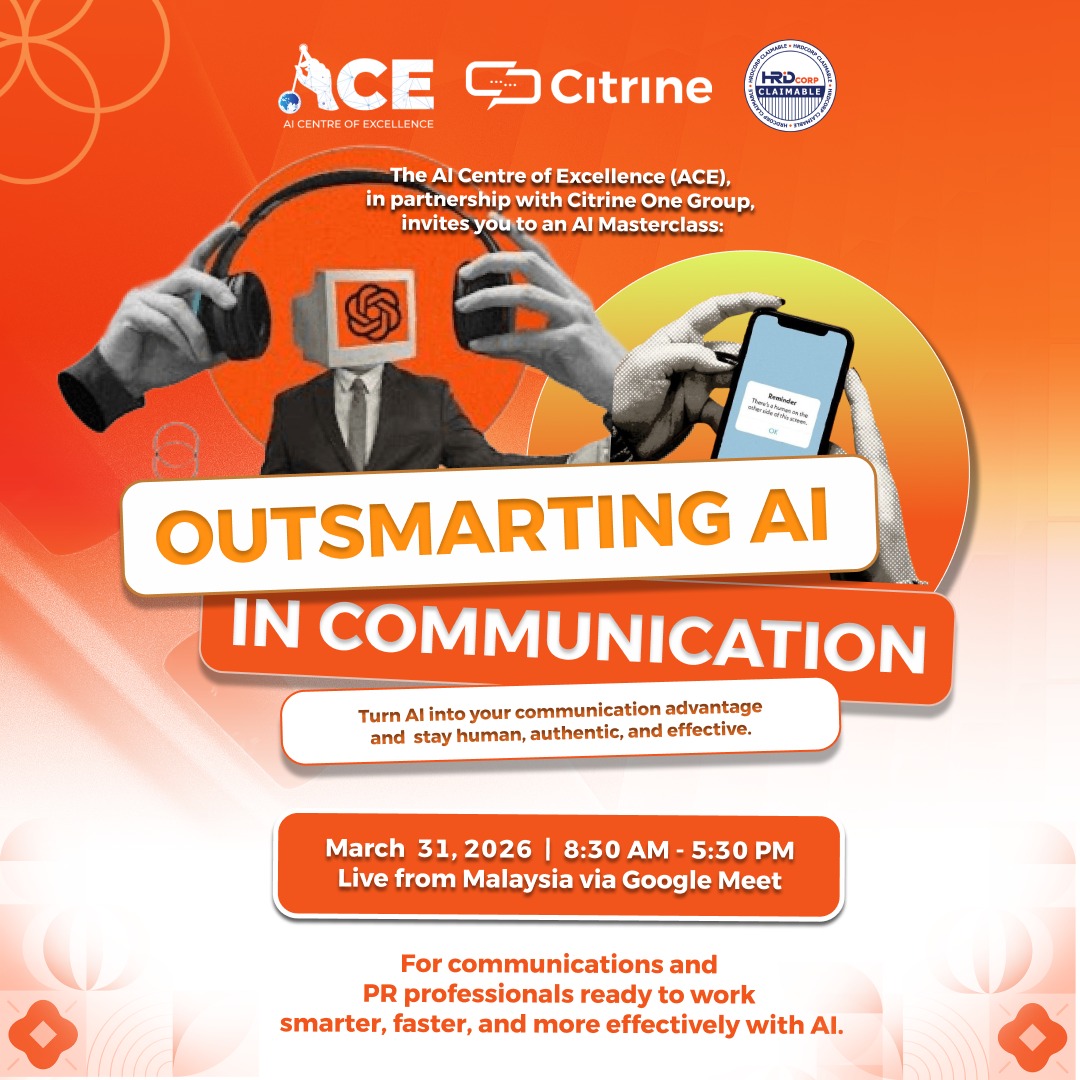 Why this workshop is essential for communications and PR professionals:
• 𝐏𝐫𝐚𝐜𝐭𝐢𝐜𝐚𝐥 𝐀𝐈 𝐰𝐨𝐫𝐤𝐟𝐥𝐨𝐰𝐬: Learn step-by-step methods for leveraging AI in writing, research, and messaging.
• 𝐇𝐚𝐧𝐝𝐬-𝐨𝐧 𝐬𝐤𝐢𝐥𝐥 𝐝𝐞𝐯𝐞𝐥𝐨𝐩𝐦𝐞𝐧𝐭: Gain guided practice in producing accurate, brand-aligned outputs.
• 𝐓𝐞𝐚𝐦-𝐫𝐞𝐚𝐝𝐲 𝐩𝐫𝐨𝐜𝐞𝐬𝐬𝐞𝐬: Build AI-integrated communication processes that can be implemented across your team.
This workshop is not theoretical. It is designed to equip participants with actionable skills they can apply immediately to enhance their communications and PR efforts.
#ACEWorkshop
#ACExCitrineOne
#ACELeadsWithCitrineOne