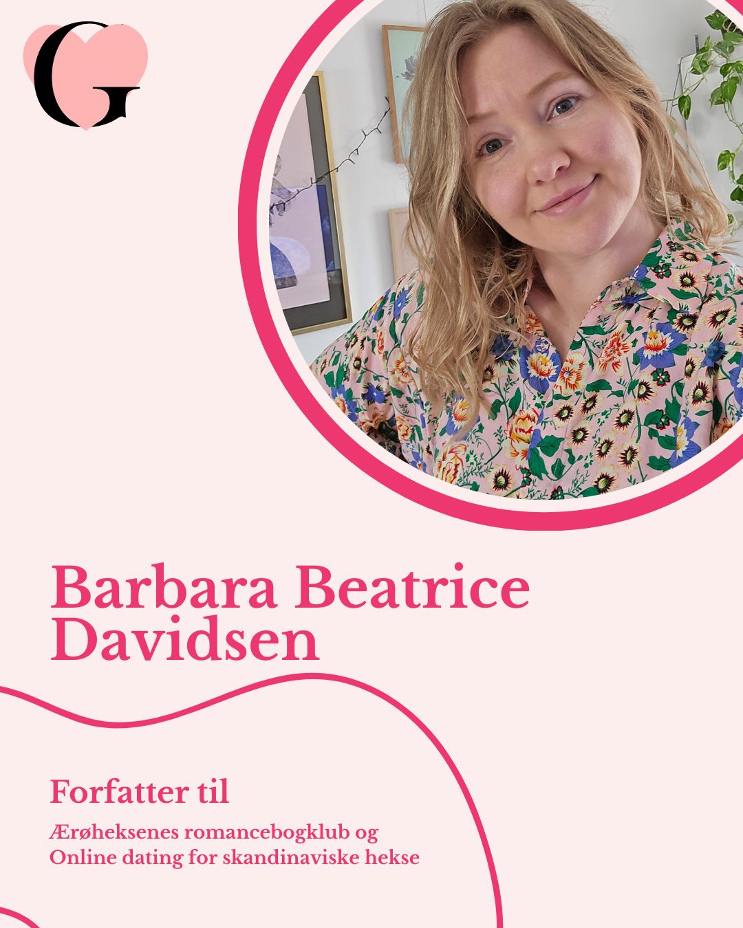 Barbara (f. 1992) er opvokset på Færøerne og bor i dag i København med sin familie. Allerede i folkeskolen blev hun kendt som eleven, der altid kiggede drømmende ud ad vinduet - en vane, der blev begyndelsen på hendes forfatterskab.
Hun skriver historier med store følelser, et strejf af det eventyrlige og et særligt blik for skæve eksistenser. Siden debuten i 2020 med novellen Sangfuglen har hun udgivet flere noveller og tre romaner (inkl. Ærøheksene).
Barbara er uddannet ingeniør med fokus på grøn omstilling, og mødet mellem fantasi og virkelighed præger både hendes arbejde og hendes fortællinger.