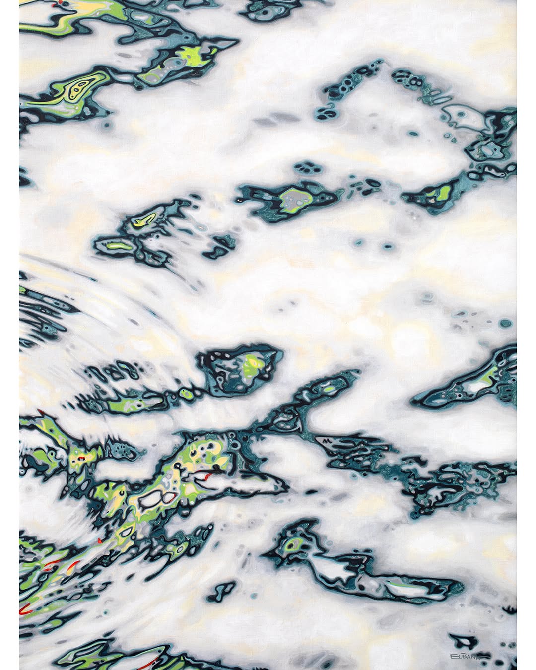 Clean lines.
Danielle Eubank
Ripple Effect II
Oil on linen
46x30 inches
Available, through @pamelawalshgallery
#water #reflection #paintingofwater #danielleeubank #losangelesartist #oilpainting #abstract #abstractart #ecoart #contemporaryart #fineart #laartscene #waterartist #antarctica #southernocean #icesheet #ice #ripple #blackandwhite