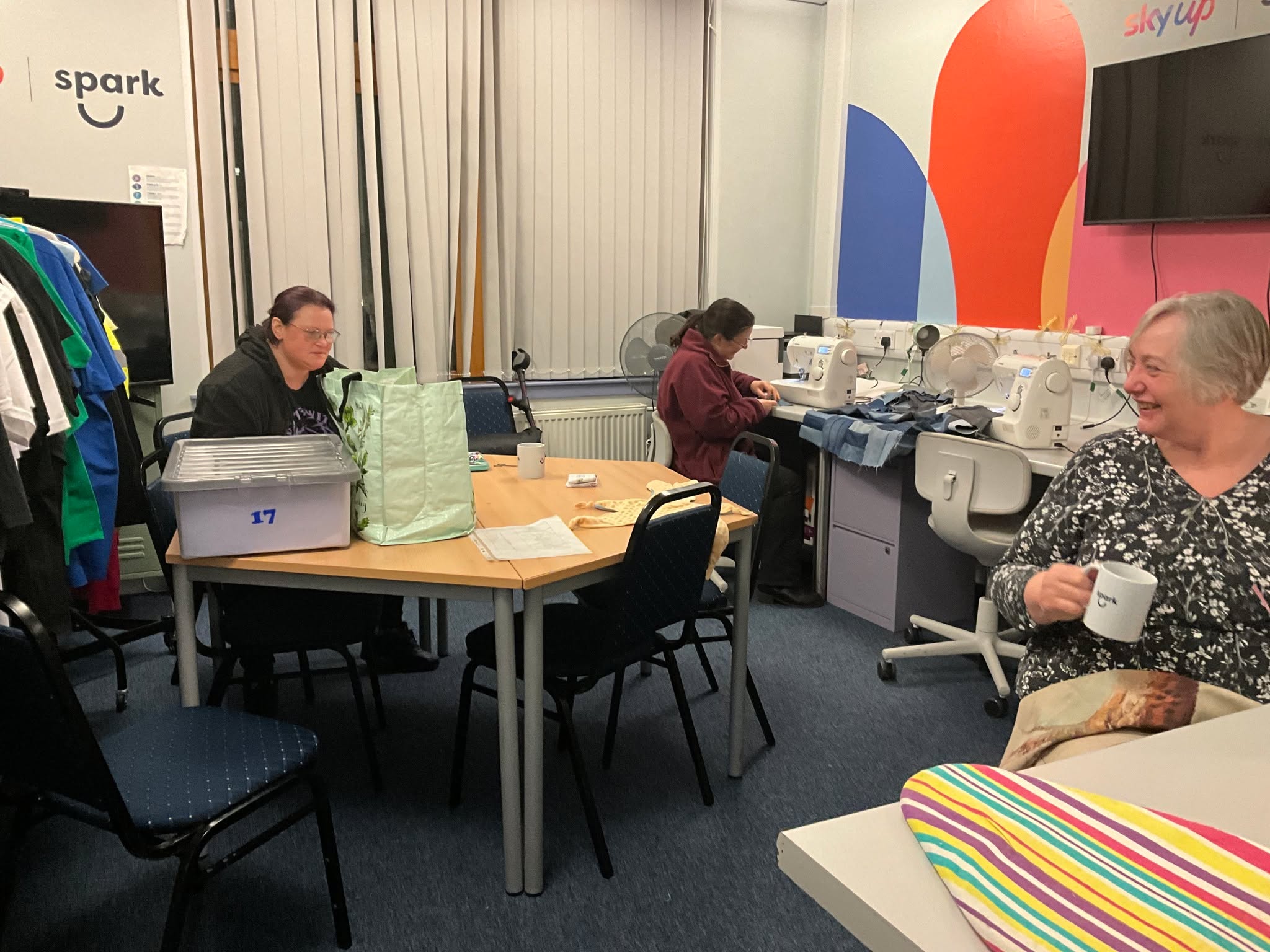 Our Thrift Flip projects are coming along & we cannot wait to share the final projects with you, stay tuned to see what we make! 🧵🪡
Spark Almond Housing Association West Lothian Yap