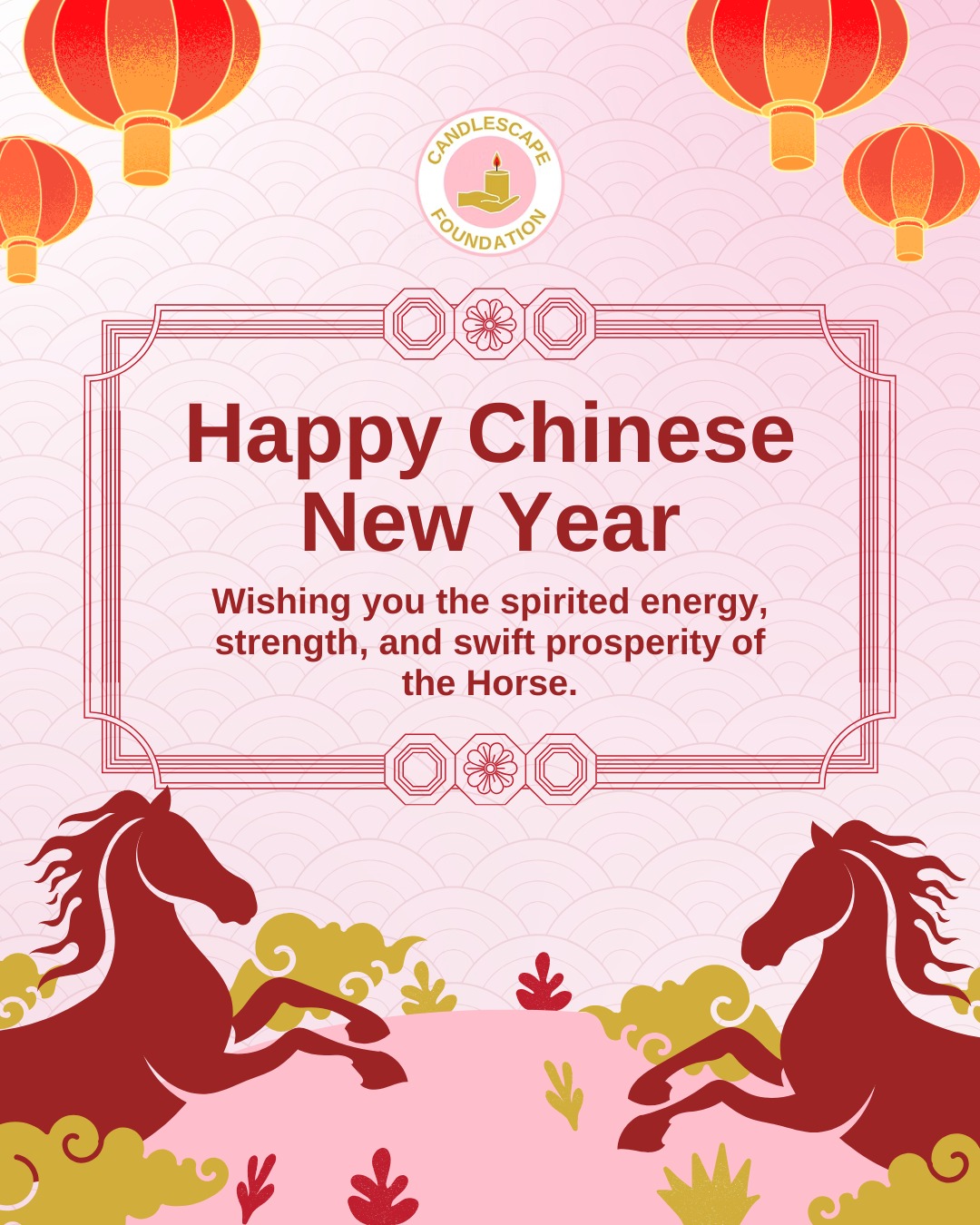 Warmest Chinese New Year wishes from Candlescape Foundation!
May your home be filled with laughter, your heart with happiness, and your year with success and prosperity.
#CandlescapeFoundation
#ChineseNewYear2026
#CNYWishes
#LunarNewYear
#ProsperityAndJoy
#CommunityAndHope
#NewYearBlessings