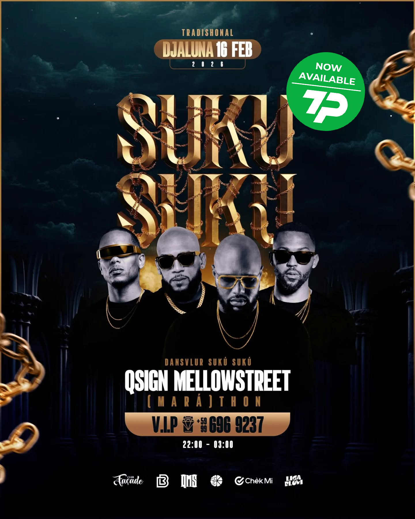 𝐋𝐀𝐒𝐓 𝐋𝐀𝐏! 𝐂𝐥𝐨𝐬𝐢𝐧𝐠 𝐭𝐡𝐞 𝐬𝐞𝐚𝐬𝐨𝐧 𝐰𝐢𝐭𝐡 𝐚 𝐛𝐚𝐧𝐠! 💥Adding the ultimate event the night before the fantastic Farewell Parade. 🔥 Keep sliding for some upcoming events! 🎟️ Tickets are now available: pay online and pick-up anytime or just visit our store in Zeelandia!
-------
Ticket Point is located at Zeelandia Mall, next to Building Depot. 𝗦𝘁𝗼𝗿𝗲 𝗛𝗼𝘂𝗿𝘀:▪️Tuesday/Wednesday 12:00 - 16:00,🔹Thursday/Friday 12:00 - 18:00🔺Saturday 9:00 - 18:00. #tickets #news #events2026