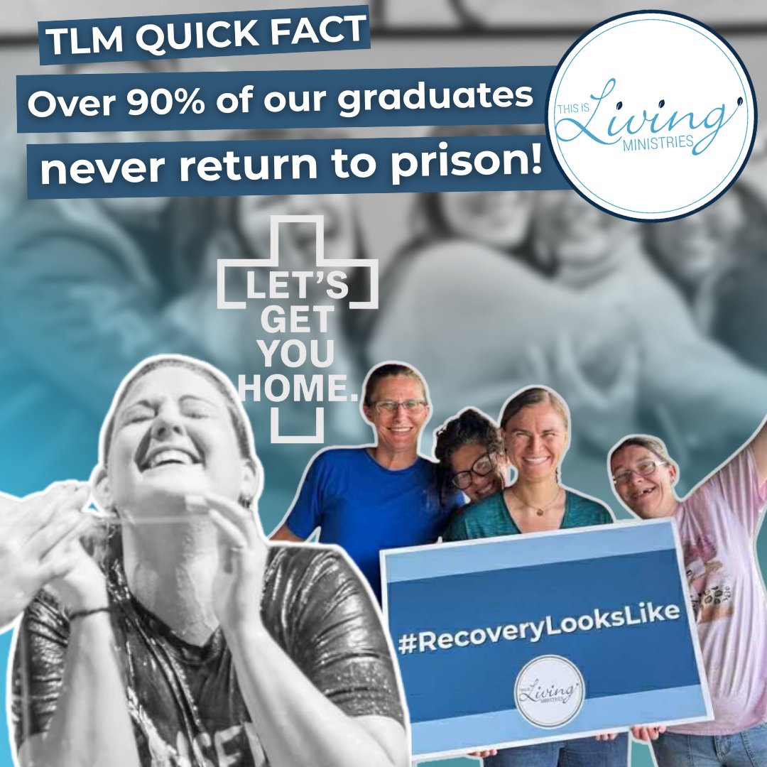 โ๏ธ TLM QUICK FACT โ๏ธ
Did you know that over 90% of our program graduates NEVER return to prison? That's not just a statistic, that's:
๐ A mother reunited with her children.
๐ A woman who found her purpose.
๐ A life restored.
๐ One more loss for hell.
And the impact goes even further than this.
๐๐ป For every 5 women we help stay out of incarceration for 5 years, taxpayers save over $1,000,000.
That's the power of what we do here at TILM every day, and this is only made possible by the generosity of our donors!
Will you stand with us? ๐
๐ Give today: www.thisislivingministries.org/give
๐ฑ Or text fundhope to 50155 followed by your gift amount
Example: fundhope $25.00 (fundhope - no space. ).
Together, Let's get them home!
#thisisliving #tilm #fromaprison2apalace #cookevilletn