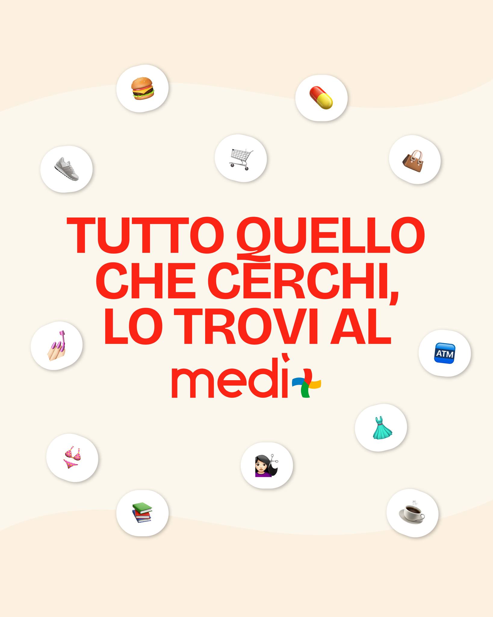 Tutto quello che cerchi, lo trovi al Medì+.😍
Abbigliamento, elettronica, food, intrattenimento e tanto altro: una scelta completa per ogni esigenza, tutto in un unico luogo pensato apposta per te!❤️
Ti aspettiamo!
#centrocommercialemedì #teverola #centrocommerciale