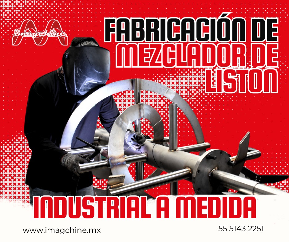 Mezcladores de listón diseñados para lograr mezclas homogéneas en polvos y materiales secos.
Cada equipo se fabrica a medida, considerando geometría del listón, capacidad, tiempos de mezcla y resistencia estructural para operación continua en planta.
Ingeniería aplicada al proceso de mezclado.