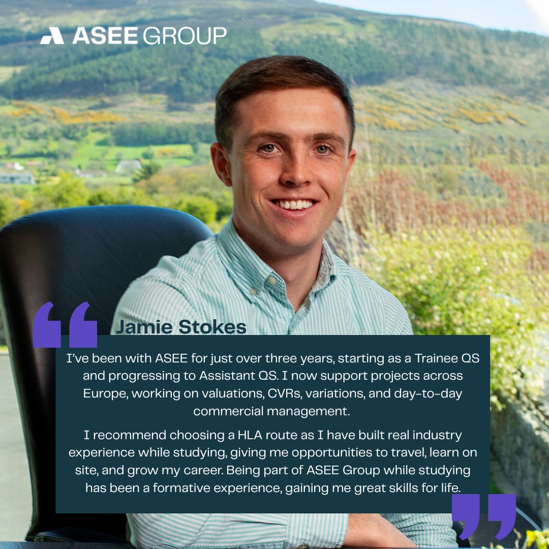 National Apprenticeship Week📚
This week, we’re proud to shine a spotlight on our apprentices and the vital role they play in shaping the future of our business. Apprenticeships are all about building practical skills, learning on the job, and creating strong foundations for long-term careers and that is exactly what we aim to offer for each of our apprentices!
Here’s what some of our apprenticeship students had to say about completing a HLA with ASEE 👇🏼
#aseegroup #NationalApprenticeshipWeek #MEP #teamwork