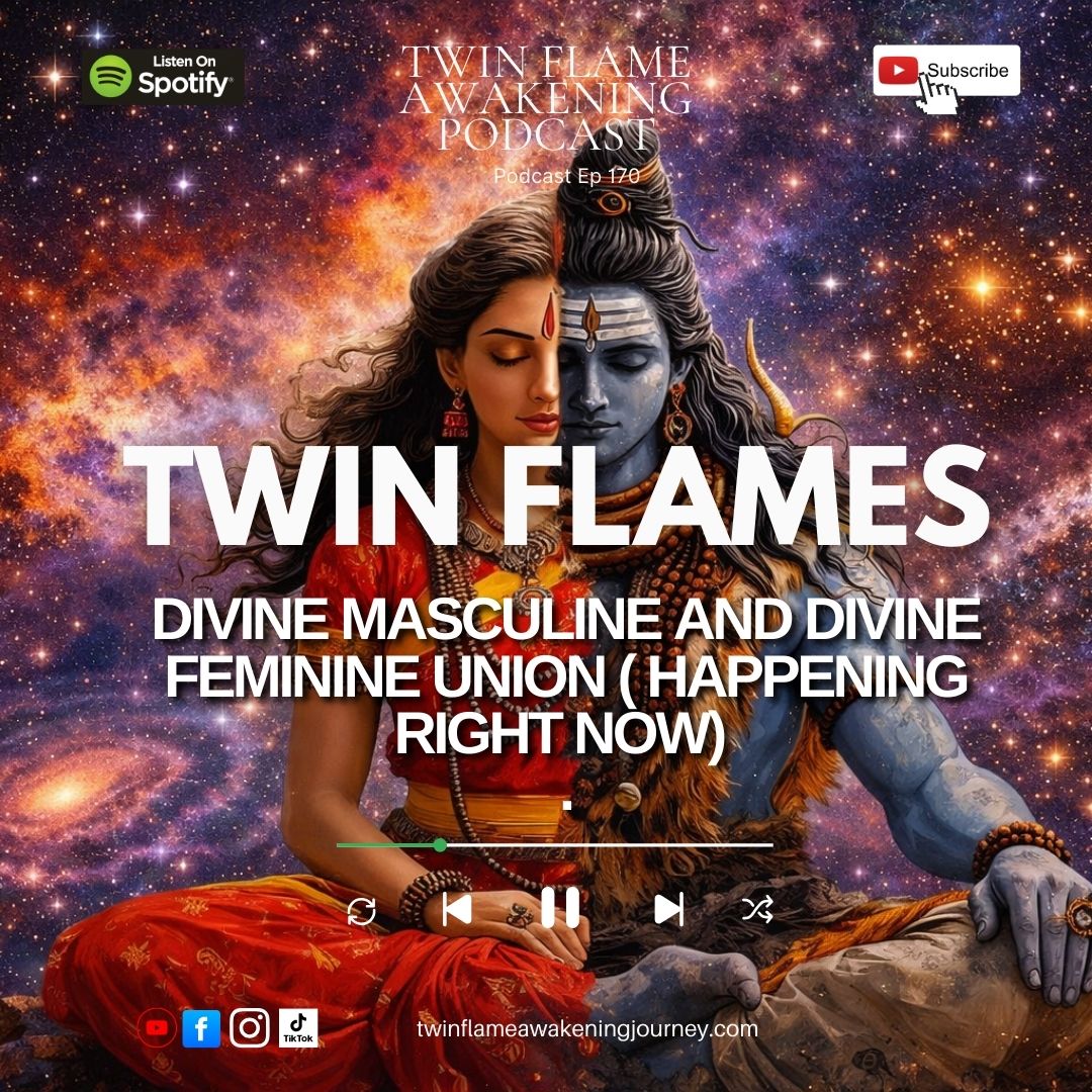 Happy Maha Shivaratri.❤ New Podcast Episode is out, and Some Special Offers for today.
So what should you do today? How to feel the inner union and oneness within. Discover it on Youtube or Spotify.
Maha Shivaratri carries this same essence of sacred union. It is not only a celebration of Shiva and Shakti as deities, but a remembrance of the cosmic balance that exists inside each of us : Stillness and movement, consciousness and energy, silence and passion. On this night, we honor the merging of awareness and life force, understanding that true union is an inner alignment before it ever becomes an outer experience.
Together, the twin flame path and Maha Shivaratri teach us that love is not possession but elevation, not attachment but awakening : a journey back to oneness within.
Happy Inner Union and Maha Shivaratri :
Youtube: https://youtu.be/QUsFEYsljw0
Spotify: Twin Flame Awakening Journey Podcst
#twinflames #divineUnion #divineMasculine #divinefeminine #love