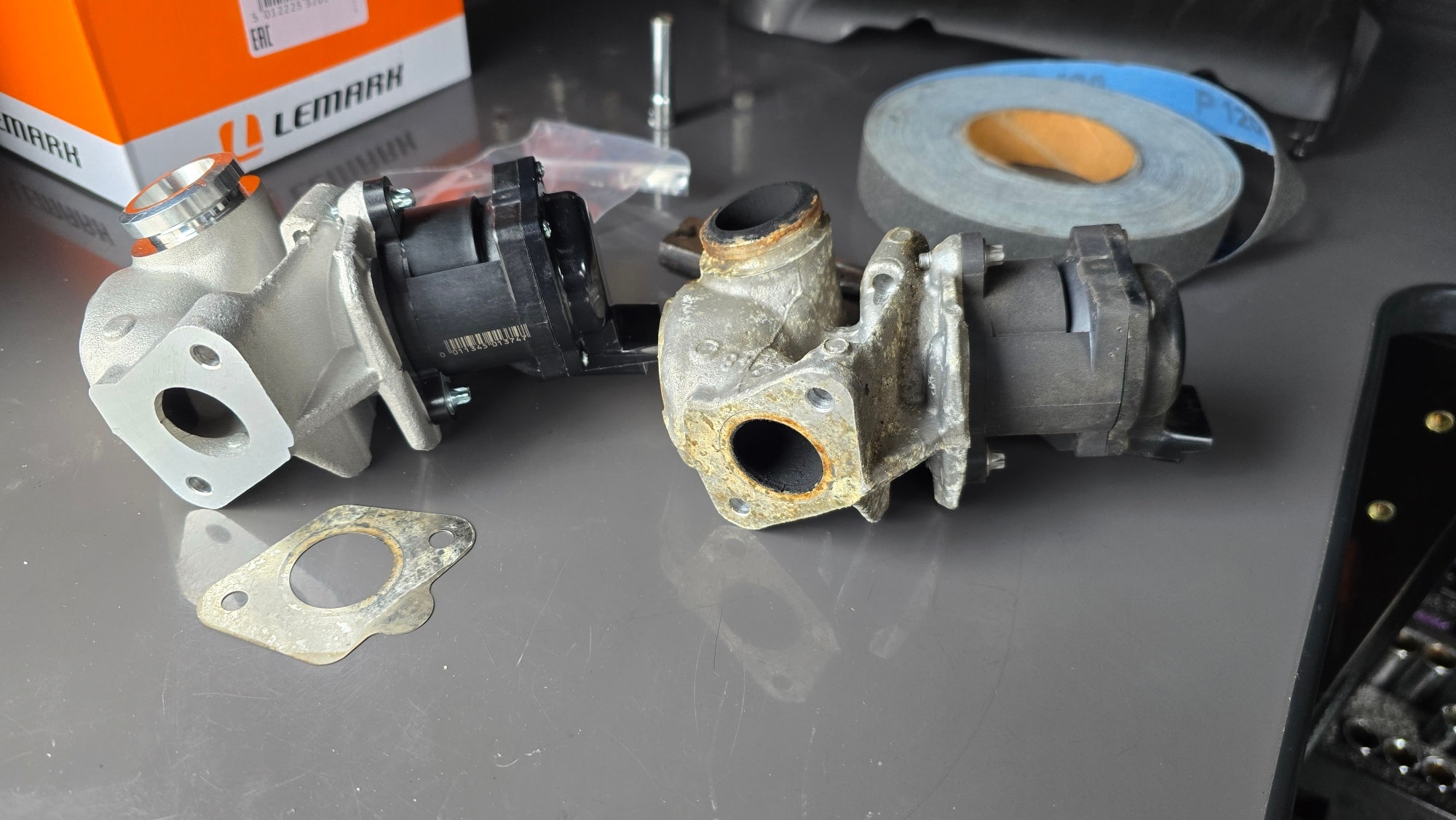 Need to get the pov camera out again, but for now, here's a picture of the EGR I changed on a Mini today.