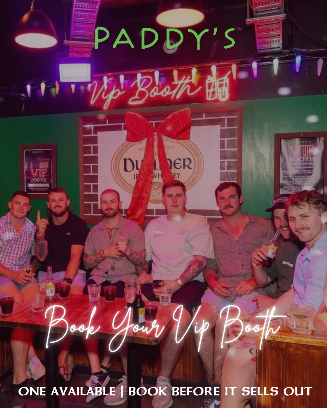 One booth. One crew. Unlimited good times + live music 🍻
Book the VIP Booth before someone else beats you to it
Saturday nights don’t wait
Link in bio to book!
#PaddysShenanigans #VIPBooth #SaturdayVibes #AirlieBeach #GoodTimes #PubLife #WhitsundaysNights
