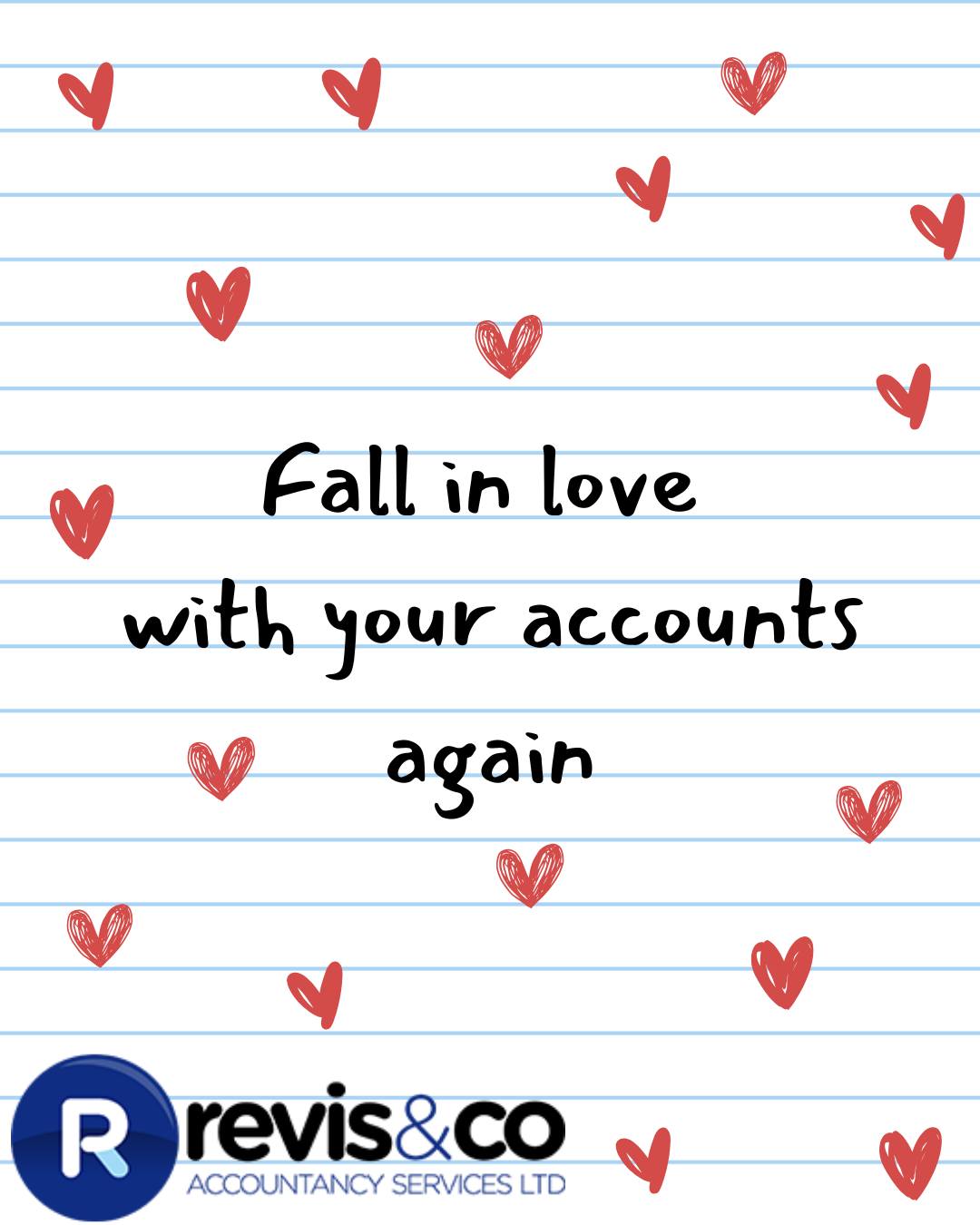Roses are red,
Your books shouldn’t be too 👀
This Valentine’s Day, fall in love with your accounts again with expert support, clear reporting and financial peace of mind.
Because a healthy business relationship starts with knowing your numbers.
Message us today ❤️