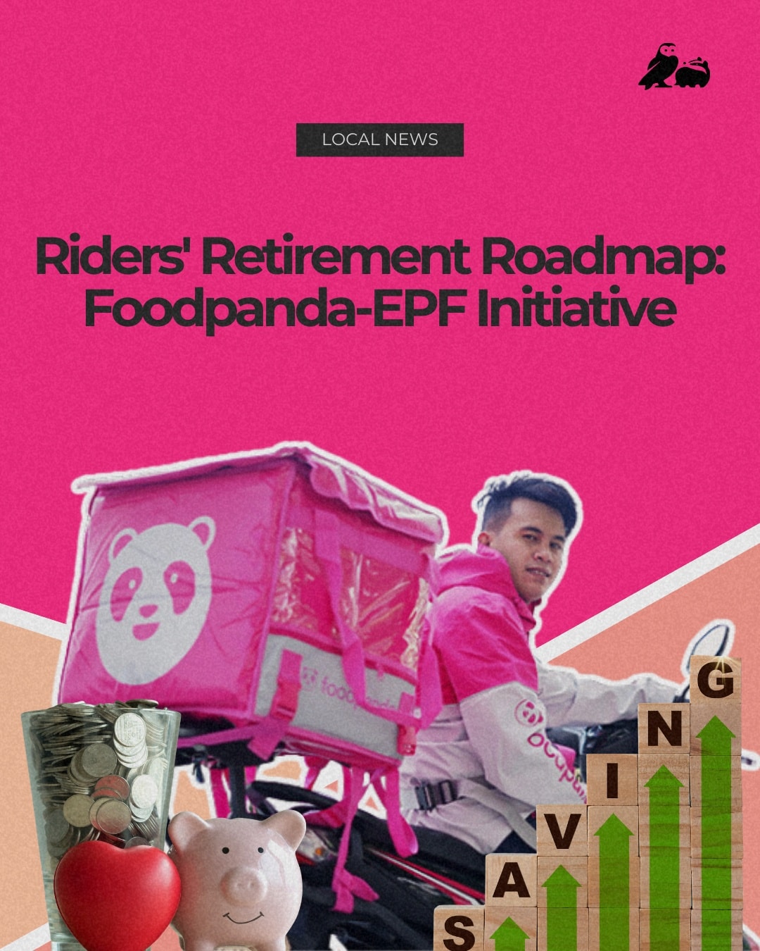 Foodpanda Malaysia teams up with EPF to introduce its first retirement programme 'From Ride to Retire' for delivery partners in Sarawak. How will this retirement plan support our local delivery partners?
Swipe to read more!
#Foodpanda
#EPF
#OBResearch