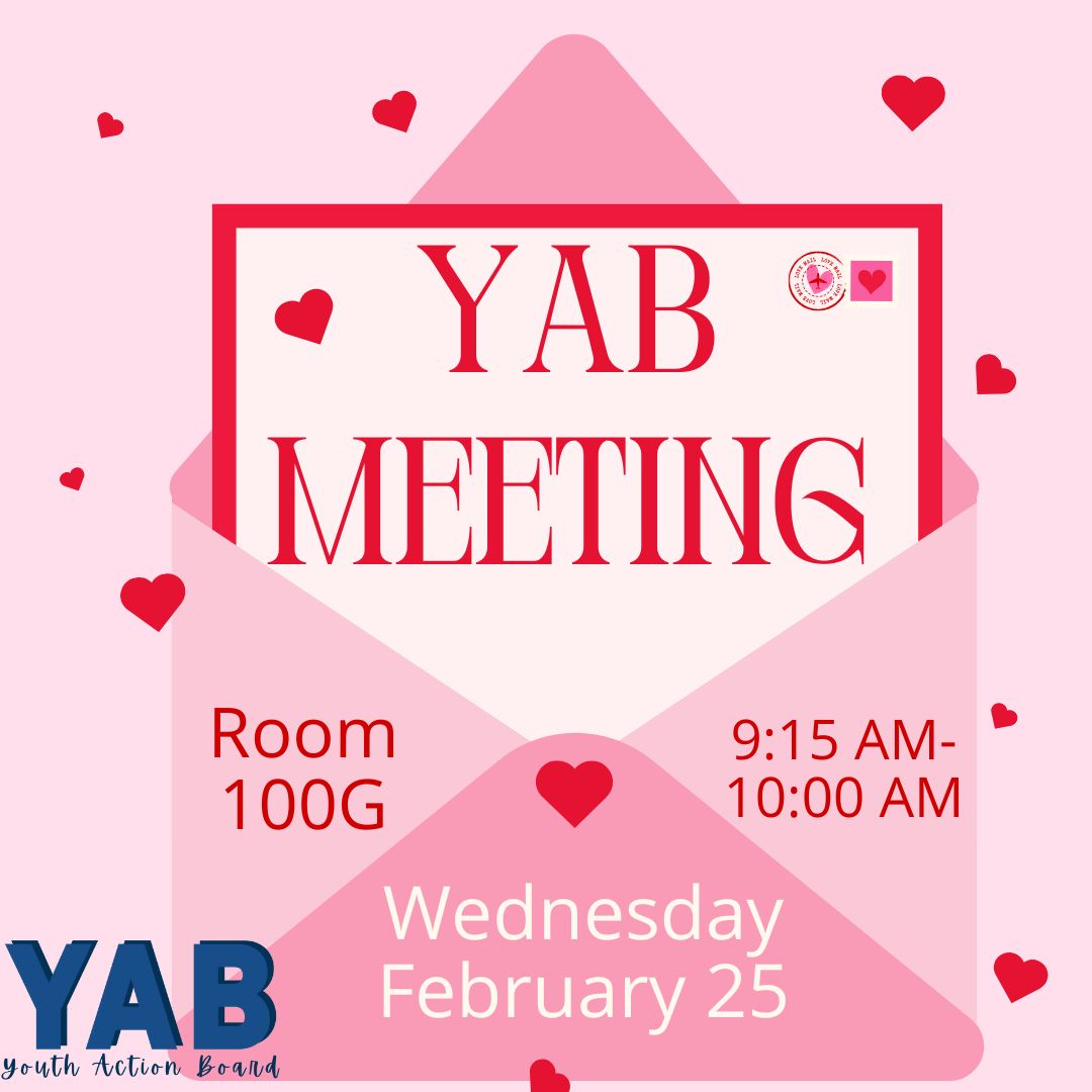 We can't wait to see our Oxford YAB members at our meeting this week on Wednesday, 2/25! See you all there!