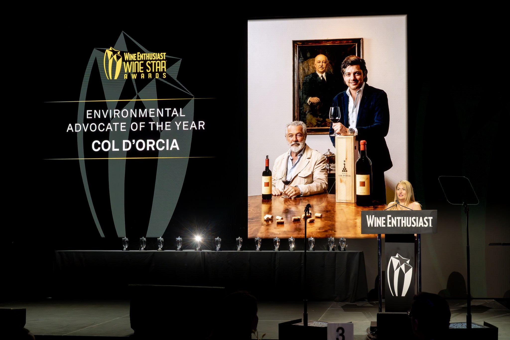 Sustainability isn’t a trend - it’s a legacy. Col d’Orcia takes home “Environmental Advocate of the Year” at the 26th Annual Wine Star Awards by Wine Enthusiast, setting a benchmark for conscious winemaking.
( Col d’Orcia, Col d’Orcia Brunello, Coldorcia, Environmental Advocate of the Year, Wine Star Awards, Wine Enthusiast, Wine Star Awards by Wine Enthusiast, Ace Your Wine Game, Ace Beveragez )