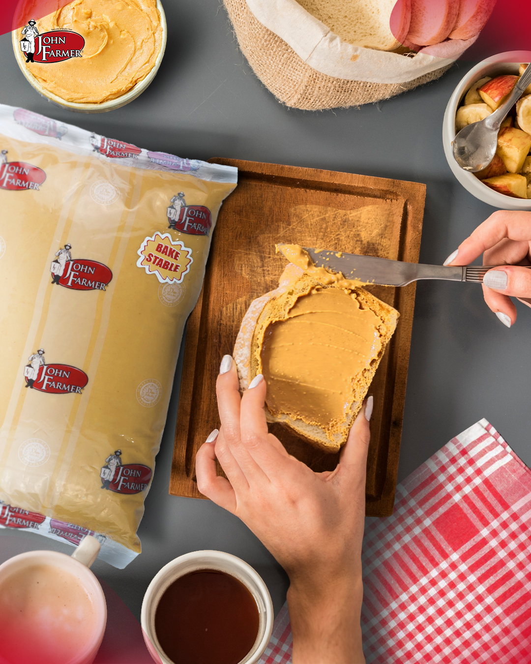 Gak afdol banget sarapan tanpa roti hangat yang di-spread selai kacang premium dari John Farmer! 🥜✨
#johnfarmer #specialistinqualitynuts