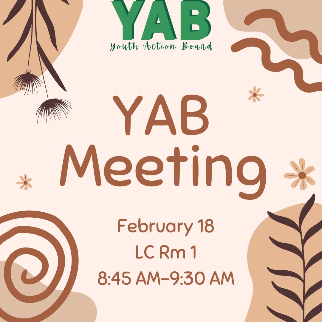 Lake Orion YAB has a meeting this week on Wednesday, February 18th! 🩷