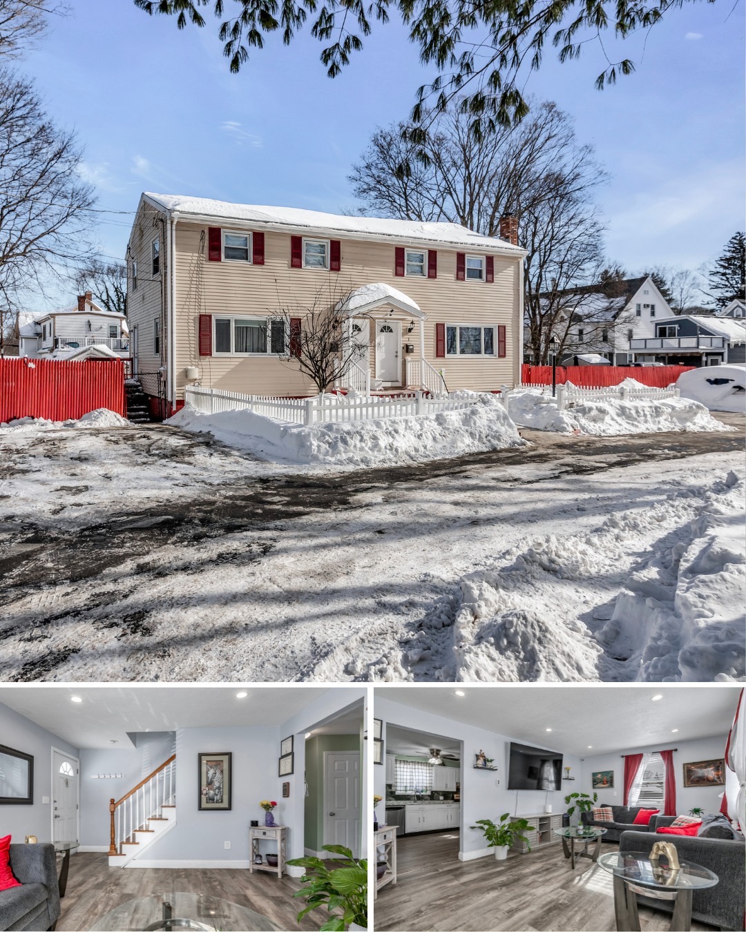 From bold red accents and a classic exterior to fresh, updated interiors with sleek grey floors and bright living spaces, this home truly transforms as you swipe. Don't miss the kitchen/dining setup and spacious bedrooms at the end.
.
.
.
.
.
.
.
.
.
#JMRealEstatePhoto #RealEstatePhotography