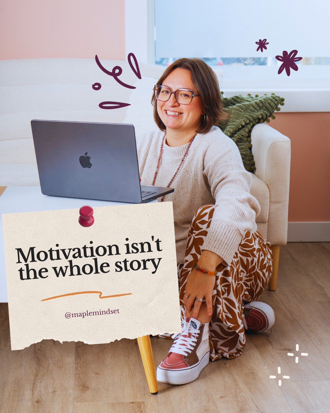 Some days it shows up easily. Other days it feels gone. For a long time, I used to think that meant something was wrong with me.
Lately, I’m starting to see that motivation isn’t meant to carry everything. It’s a feeling, not a requirement. Sometimes what actually helps us keep going isn’t motivation at all, it’s a quieter kind of structure that feels supportive instead of pushing.
Discipline doesn’t have to look like grinding harder. It can be about:
- lowering the bar to meet yourself
- responding with care instead of criticism
- pausing, breathing, and moving from steadiness rather than pressure
- noticing what you really need instead of forcing forward
We’re all learning this. You’re not behind. You’re paying attention, and that matters.
🧡 Read more on the blog (link in bio)
👉 Motivation vs Discipline: What I’m Still Figuring Out
If this landed, drop a 🌿 in the comments so I know you’re here.
