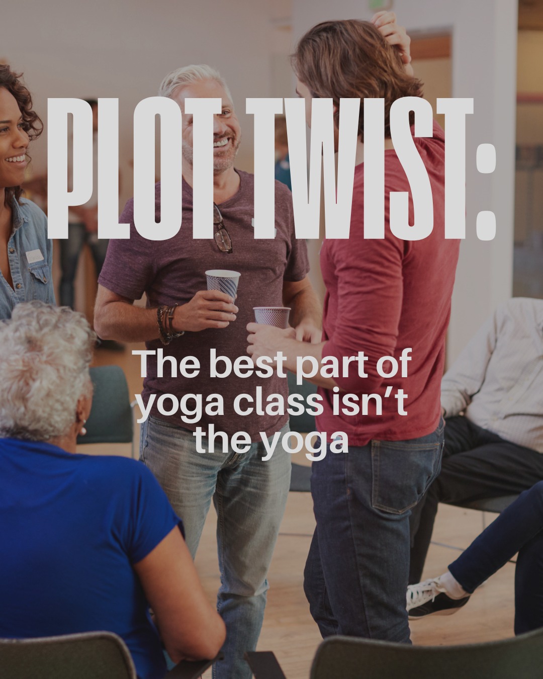 Watching our students chat and mingle before and after class makes our hearts swell. This studio was built with and for COMMUNITY. Friendly faces will greet you and your mat, clear and accessible instruction, and maybe a new friend!