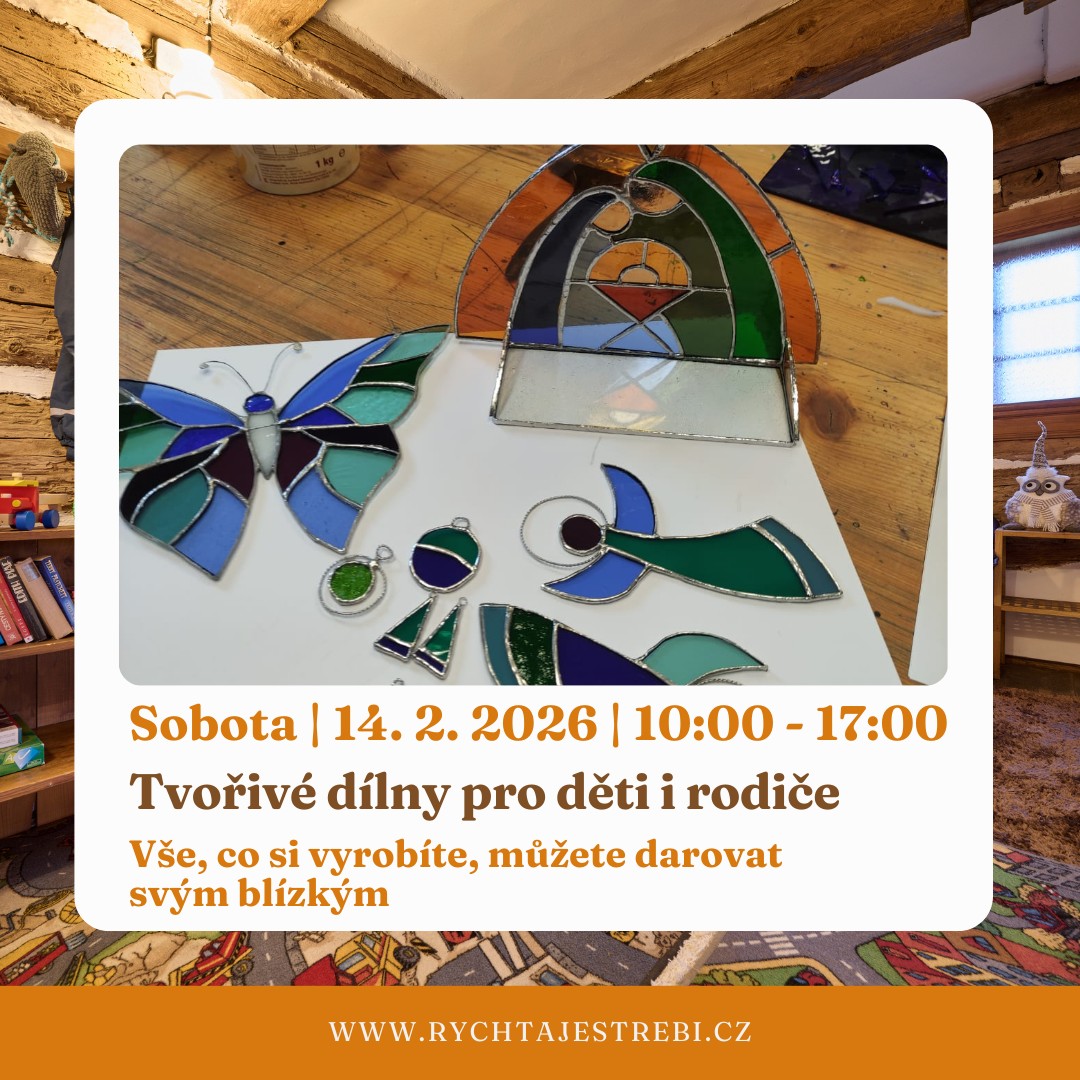 Valentýnský víkend na Rychtě nabídne vedle workshopů a hudby také společné tvoření. Přijďte si s dětmi vyzkoušet tvořivé dílny.
Čeká vás výroba barevného mýdla z přírodních materiálů, výroba látkových srdíček i skleněných ozdob technikou Tiffany pod vedením Luboše Kučery. Chybět nebudou ani drobnosti pro radost – přívěšky na klíče a malování na obličej.
Více zde: https://www.rychtajestrebi.cz/podrobnosti-o-ud-losti/valentynsky-vikend
Rychta Jestřebí - tady je ten pocit.