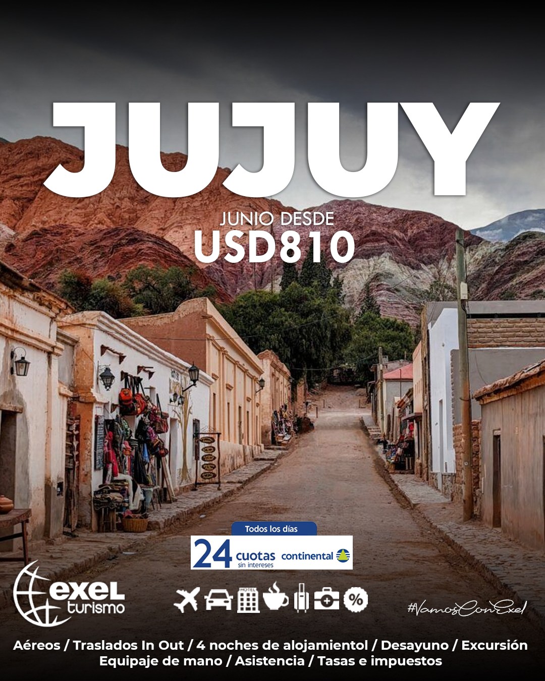 #VamosConExel a Jujuy, salida Mayo 🥰✈
Escribinos ya mismo al +595 993 607 747 📲
#agencia #exel #travel #viajes