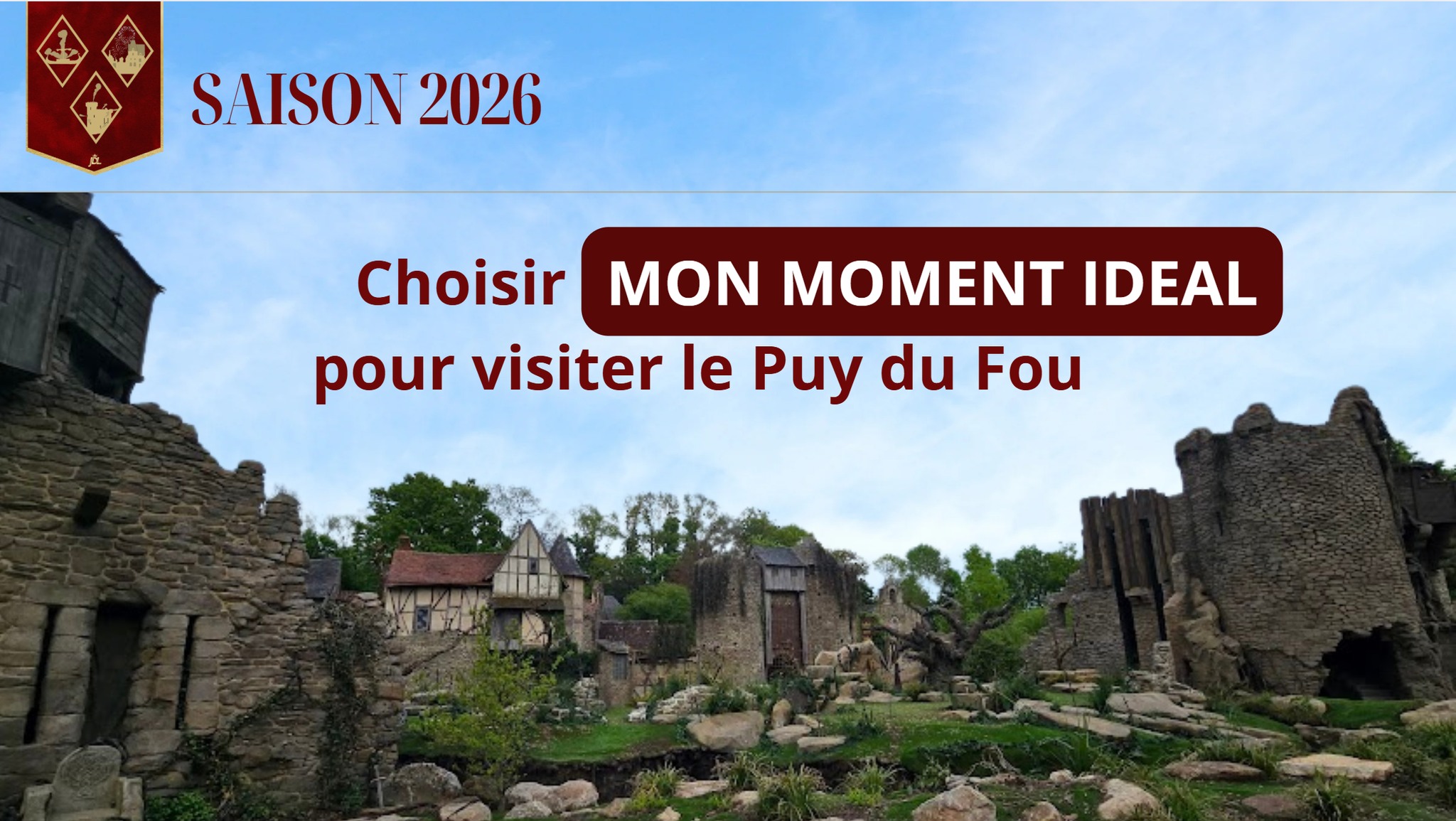 🏰 𝐆𝐔𝐈𝐃𝐄 𝐏𝐔𝐘 𝐃𝐔 𝐅𝐎𝐔 𝟐𝟎𝟐𝟔 | 𝐄́𝐏𝐈𝐒𝐎𝐃𝐄 𝟏 : 𝐐𝐔𝐀𝐍𝐃 𝐕𝐄𝐍𝐈𝐑 ? 🗓️
Le 4 avril, les portes du temps s’ouvriront à nouveau. ❤
Mais attention : une visite réussie commence par un calendrier bien choisi.
Pour 2026, voici notre analyse des meilleures périodes pour profiter du parc.
🌸 LE PRINTEMPS (AVRIL - MAI)
C’est la période favorite pour la photographie. Le parc est en fleurs et les températures sont idéales pour marcher.
Conseil d'expert : Évitez les "ponts" de mai qui sont les jours les plus denses de l'année.
☀️ L'ÉTÉ (JUIN - AOÛT)
C'est la période de la Cinéscénie. Pour vivre l'expérience complète, c'est l'idéal, mais l'affluence est à son maximum.
Conseil d'expert : En juillet/août, une organisation millimétrée est obligatoire !
🍂 L'AUTOMNE (SEPTEMBRE - OCTOBRE)
Une ambiance magnifique dans la forêt. Beaucoup moins de monde en semaine, parfait pour ceux qui cherchent la sérénité.
💡 NOTRE PRONOSTIC POUR 2026
Si nous ne devons choisir qu’une seule période ? Le début du mois de juin (hors week-end). C'est le compromis parfait entre météo, durée des journées et fluidité.
✨𝑬𝒕 𝒗𝒐𝒖𝒔 ? 𝑽𝒐𝒖𝒔 𝒔𝒂𝒗𝒆𝒛 𝒒𝒖𝒂𝒏𝒅 𝒗𝒐𝒖𝒔 𝒗𝒆𝒏𝒆𝒛 𝒔𝒖𝒓 𝒍𝒆 𝒑𝒂𝒓𝒄 ?
🔐 𝑬𝑿𝑪𝑳𝑼𝑺𝑰𝑭 𝑷𝑶𝑼𝑹 𝑵𝑶𝑺 "𝑳𝑬́𝑮𝑬𝑵𝑫𝑬𝑺" (𝑨𝒃𝒐𝒏𝒏𝒆́𝒔)
Le calendrier officiel, c’est bien. Mais LE Calendrier d'Affluence Prévisionnel est déjà disponible pour les abonnés !
Nous publions à l'instant dans l'espace abonné :
✅ Le Calendrier Vert/Orange/Rouge précis pour chaque mois de 2026.
✅ Les dates exactes où le Pass Émotion est indispensable (et celles où vous pouvez économiser !).
👉 Devenez une "Légende du Jardin" (bouton S'abonner) pour planifier votre séjour comme un pro ! - Voir aussi le Premier commentaire.
#guidelegende2026 #puydufou #saison2026