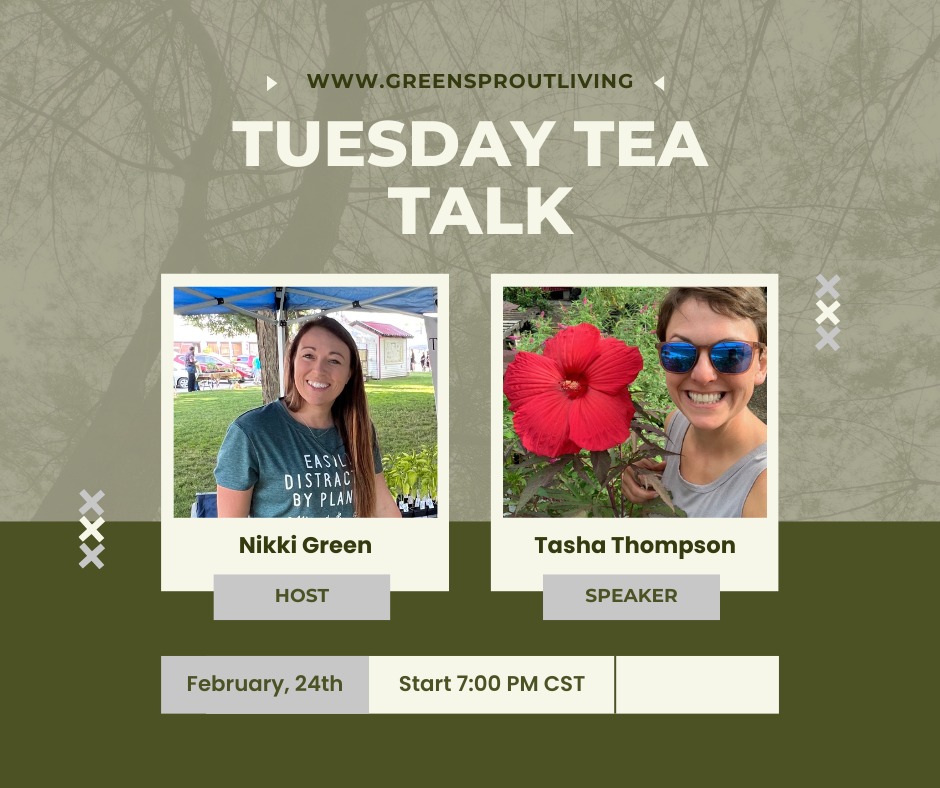 🌿 TTT Guest Night — Foraging made real
Join me February 24 at 7pm for a really good conversation with Tasha Thompson — Master Gardener through the University of Illinois Extension and a proudly self-taught forager who believes you don’t need a fancy background… you just need curiosity and the confidence to ask better questions.
Tasha is all about showing how simple it can be to start learning what grows around you — and how to use those plants for food AND medicine. She’ll also be sharing more about her upcoming free community forays (foraging walks + education) and how she’s helping people reconnect with the land in a very grounded, practical way.
✨ Plus, be sure to follow her page Rooted Gypsy for more of her beautiful, earth-rooted work.
Come hang out with me and Tasha and let’s talk real-life foraging.
#TTTChat #ForagingLife #RootedGypsy #MasterGardener #UofIExtension #GreenSproutLiving #FoodAsMedicine 🌿🍄