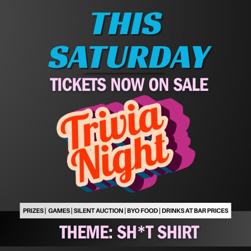 🎭🧠 TRIVIA NIGHT THIS SATURDAY IN Pakenham 🧠🎭
It’s almost showtime! ⏰
Grab your team, dig out your ugliest sh*t shirt, and get ready for a night of laughs, chaos, and bragging rights — all supporting Les Misérables 2026 🎶🇫🇷
📅 This Saturday
⏰ 7:30pm start
🎟️ $35 per person
🎁 Amazing prizes to be won — including spa vouchers, kids adventure park passes & a signed poster from the mighty Geelong Football Club!
👉 BOOK NOW: https://triviashirts.eventbrite.com
🌐 More info: www.upstagetheatrecompany.com
Don’t miss it — trivia, theatre, and total mayhem await 😈🎭