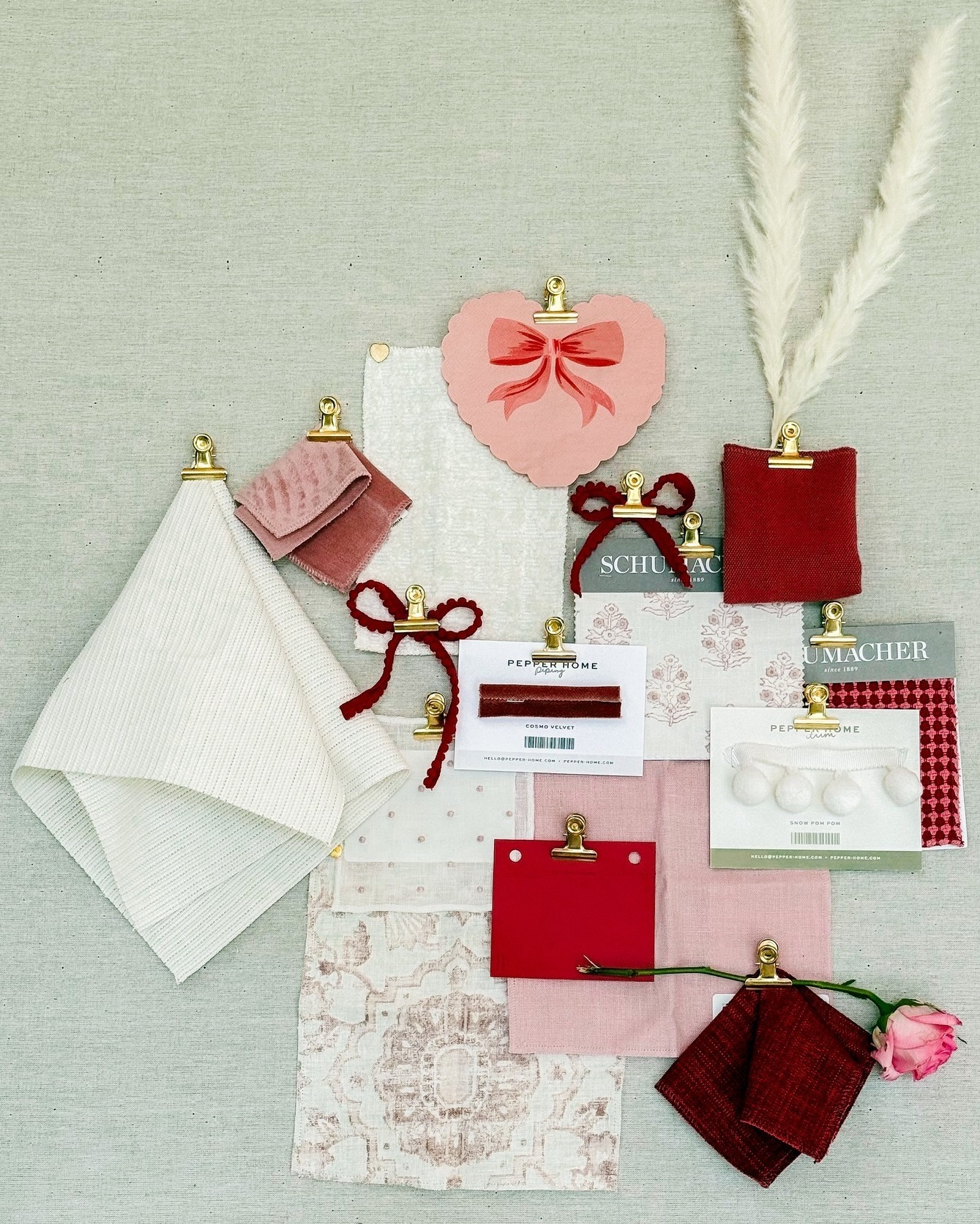 Romance, translated through texture.
Feathers for movement.
Blush velvet for depth.
Bows and rose tones for softness.
A Valentine mood board that feels thoughtful, not cliché. ❤
#AngelaIrelandInteriors #InteriorDesignDenver #20YearsofDesign #LivableLuxury #DesignWithPurpose #valentinesday❤️