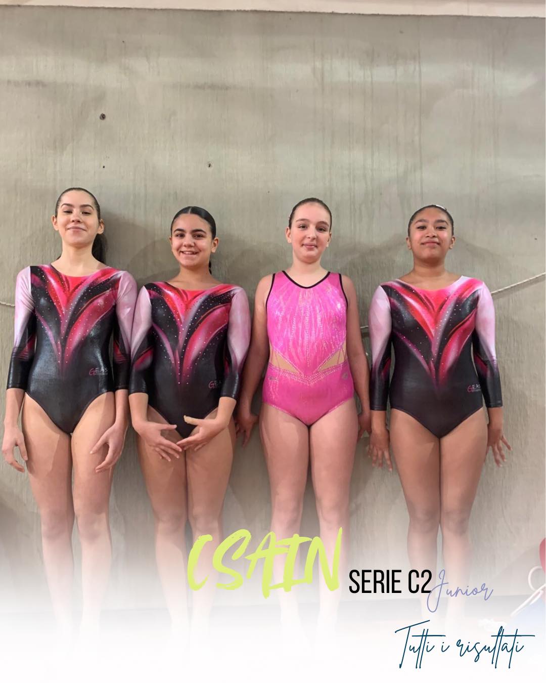 Domenica 1 febbraio a Monte Cremasco si è svolta la gara di Serie C2 Csain 💪🏻
Hanno partecipato del gruppo Silver Avanzato: Camilla, Elisabetta, Zayn, Carolina, Sara, Luna, Elena, Arianna ed Emma.
Risultati categoria Junior
• Sara Musta 1º posto AA 🏆
• Elisabetta 1º posto minitrampolino
• Carolina 2ª posto volteggio
Risultati categoria Senior
• Arianna 3º posto AA 🏆
• Elena 2º posto volteggio
• Luna 1º posto corpo libero e volteggio 2º posto parallela
Bravissime tutte ragazze 🩷