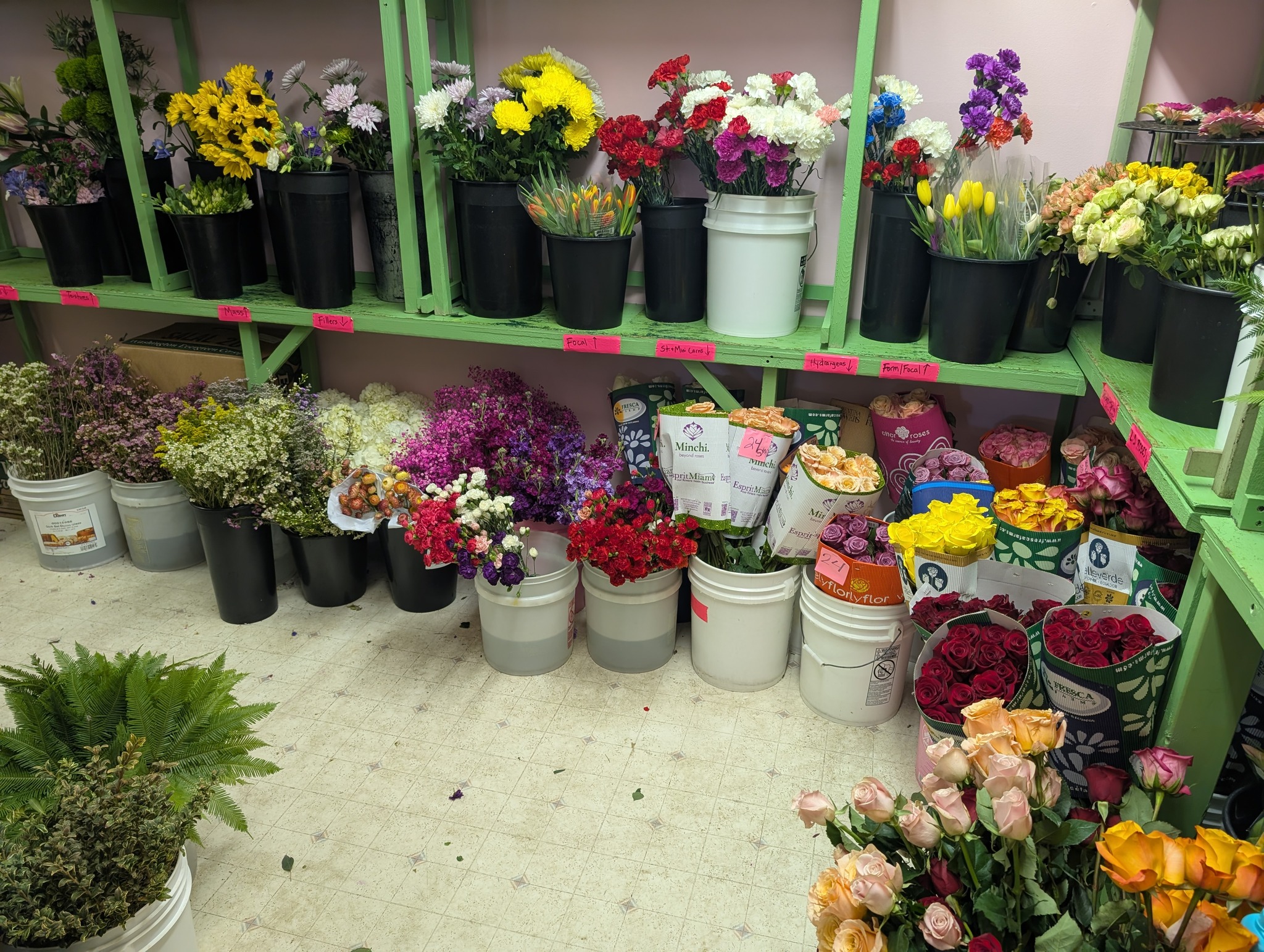 Our cooler is full of vibrant florals waiting to spread joy and beauty in their next home!
#valentinesdayflowers #AppleBlossomFloral #plantlife #roses #lilies #bouquet #liliesandroses #classy #callas #bellesfireland #gerberas #pastel #pleasing #sparkle