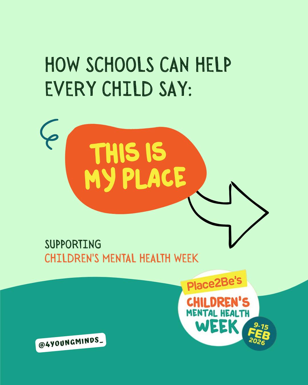 Belonging directly impacts attendance, behaviour, confidence and wellbeing.
When young people feel excluded, unseen or misunderstood, their mental health suffers.
When they feel safe, accepted and valued, they flourish.
This Children’s Mental Health Week, we’re supporting @_place2be 's theme: This is my place.
Schools play a powerful role in shaping belonging.
It’s built through language, representation, peer connection and emotionally open adults.
What is one thing your school does well to create belonging?
Check out childrensmentalhealthweek.org.uk for more information on how to get involved :)
#childrensmentalhealthweek #placetobe #childrensmentalhealth #mindovermatter