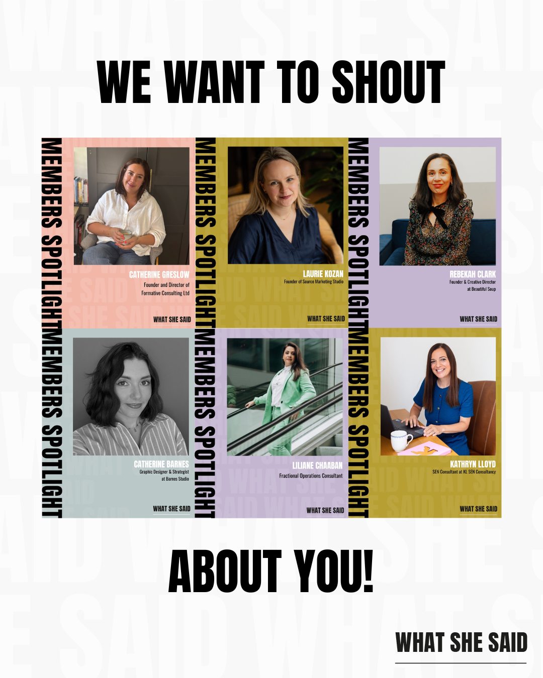 The best thing about The Collective? The women inside it.
I say it all the time, but the level of talent, experience, and strategic brainpower in this community is honestly ridiculous 🤯 (in the best way).
From brand strategists to financial experts, copywriters to wellbeing consultants - we have got it all right here.
But the reality of being a solo founder is that you are often so busy doing the work, you forget to shout about the work.
That’s why we run our Member Spotlights.
We want to use this platform to amplify YOU. To put your business in front of new eyes, share your expertise, and help you find your next client, collaborator, or business bestie.
We believe in collaboration over competition. Always.
So, we are looking for the next round of members to feature.
We want to know:
✨ Who you are
✨ What you do
✨ One piece of straight-talking advice for other founders (because we learn best from each other).
Want to be featured?
It’s exclusively for Collective members (and yes, it’s free).
👉 Hit the Link in Bio and fill out the simple ‘Member Spotlight’ form.
Don’t be shy. The community needs to hear what you have to say.
#WhatSheSaid #TheCollective #MemberSpotlight #FemaleFoundersUK #WomenSupportingWomen #SmallBusinessMarketing #LiverpoolBusiness #CommunityOverCompetition