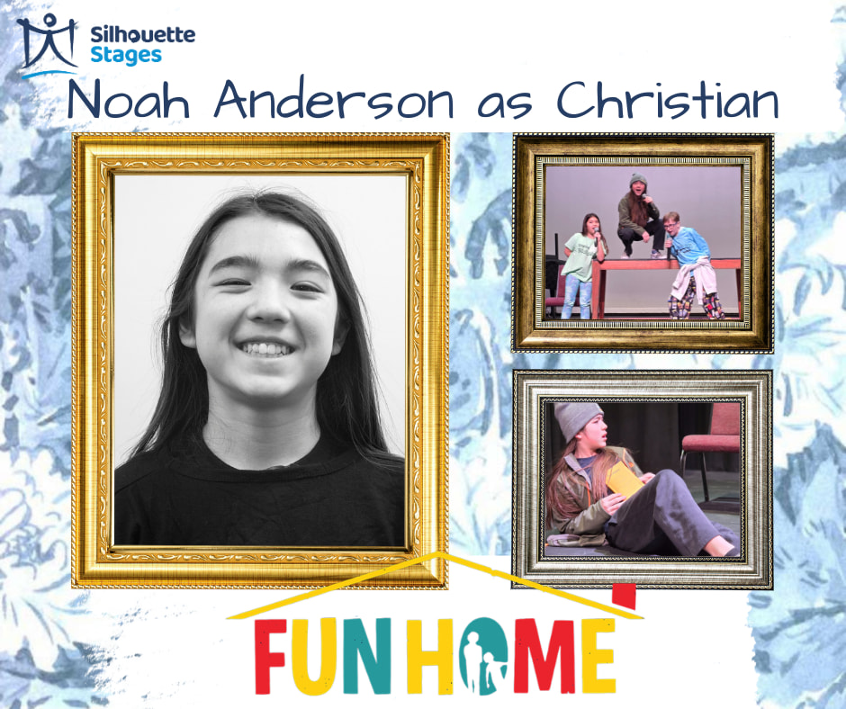We are thrilled to begin introducing you to the cast of Fun Home! Noah Anderson returns to our stage as Christian Bechdel. You may have seen him last year at Silhouette in Seussical the Musical!
Get your tickets now at our website. Fun Home opens March 6!