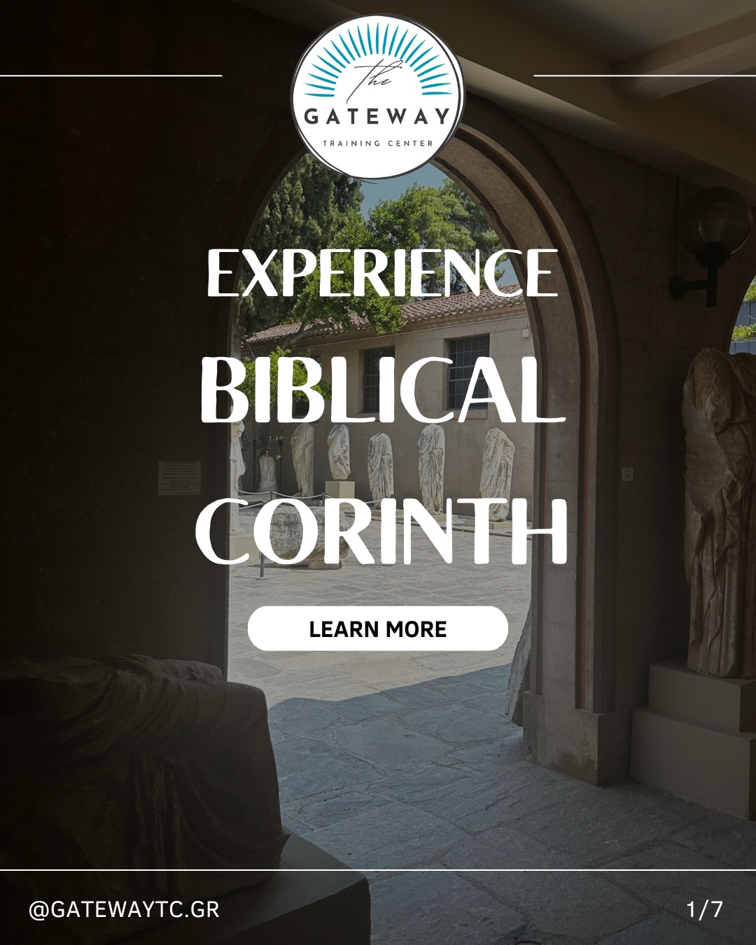 🏛️ Corinth: Where Faith Met Culture
Did you know the Apostle Paul spent over a year in Corinth, teaching, discipling believers, and boldly proclaiming the Gospel in one of the most diverse cities of the ancient world? (Acts 18)
Today, Corinth stands as a powerful reminder that the message of Jesus transforms lives across cultures — then and now.
Through Gateway’s Summer Internship Program (SIP) 2026, you can walk where Paul walked, explore biblical Greece, and gain hands-on experience in cross-cultural ministry.
☀️ Take a SIP in Greece — Summer 2026
Learn more & apply: www.gatewaytc.gr
#BiblicalGreece #Corinth #SIP2026 #GatewayTrainingCenter #WalkWherePaulWalked #CrossCulturalTraining #FaithInAction #TakeASIPInGreece