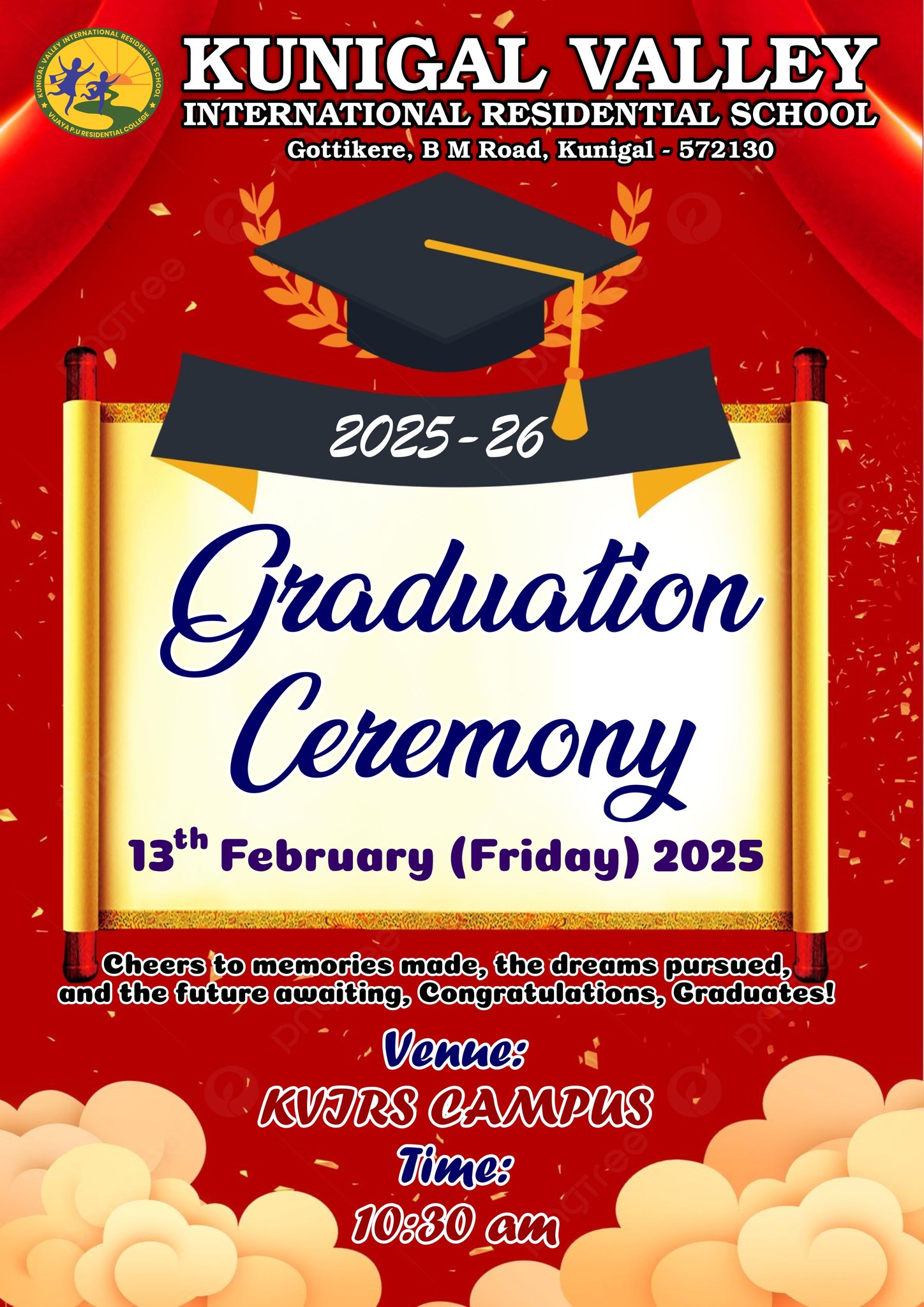 Today we celebrate our tiny graduates who are ready to step into big dreams! ๐โจ
Congratulations to our adorable UKG students โ keep smiling, learning, and shining always! ๐
#UKGGraduation #TinyGraduates #LittleStars #ProudMoment #HappyHearts #FutureLeaders #SchoolLife