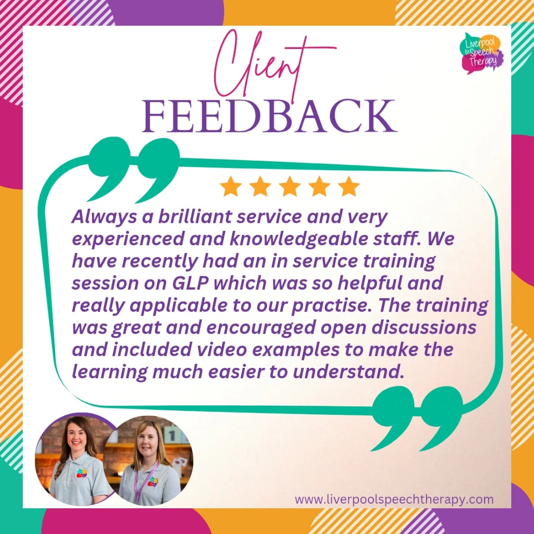 🌟Feedback Friday!🌟
We were delighted to receive some amazing feedback following a training session Sophie and Louise delivered last week to the wonderful @liverpoolotservices 🙌
Thank you so much for taking the time to leave us a review, we're always incredibly grateful to receive such positive feedback 🥰
#liverpoolspeechtherapy #fivestarreview #feedbackfriday