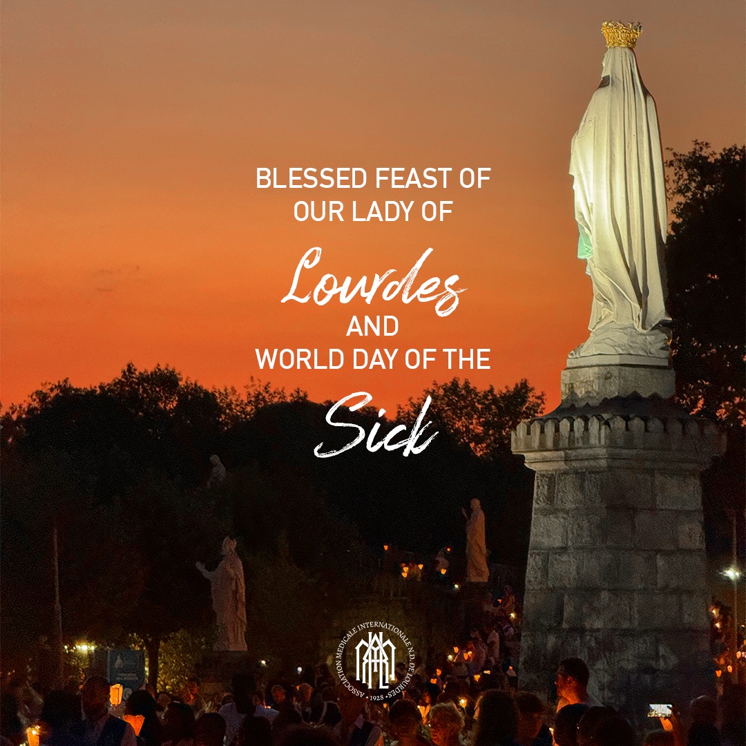 Our Lady of Lourdes, pray for us.
Saint Bernadette, pray for us.
#Lourdes2026