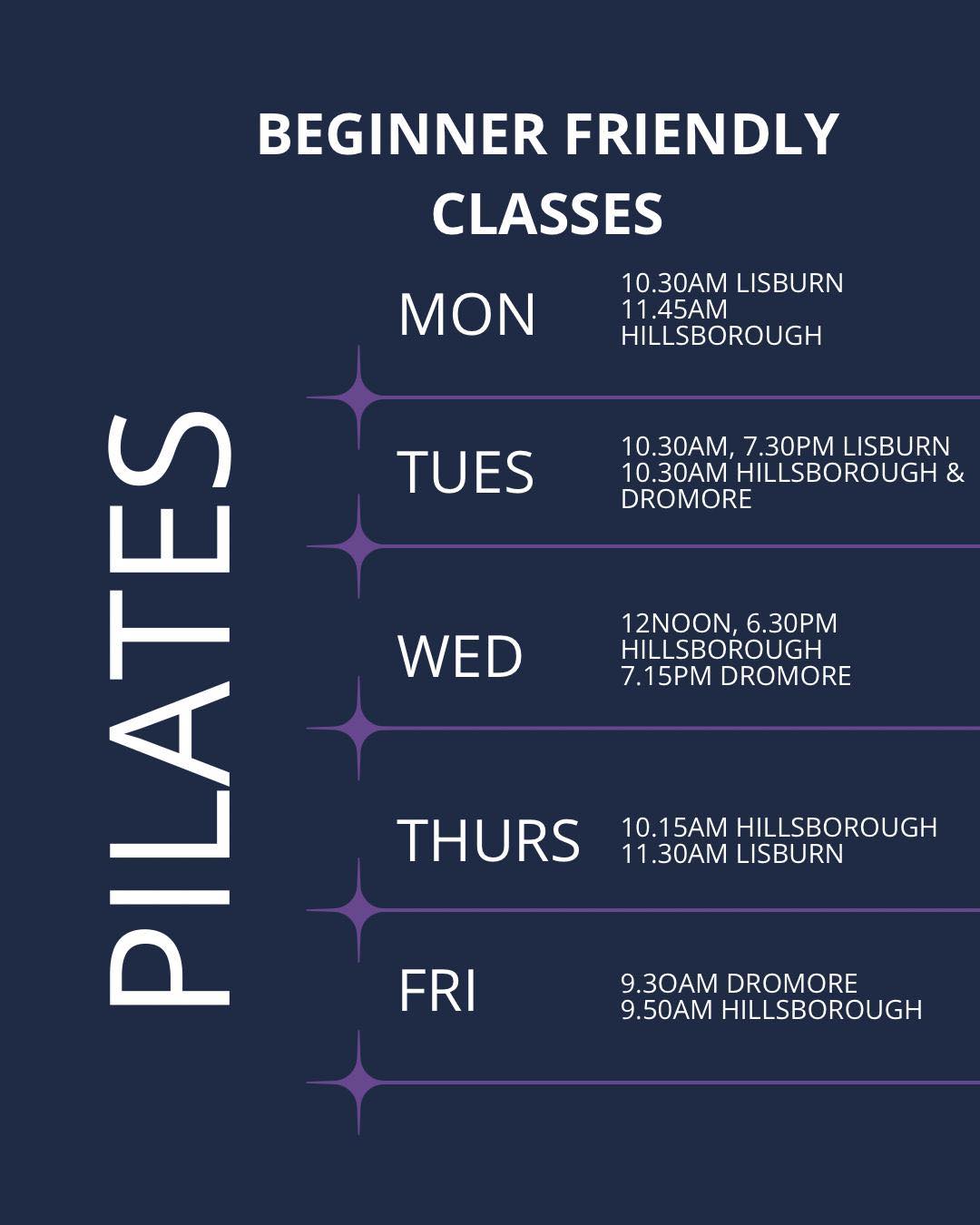 ✨ INTRO OFFER ✨
3 classes for just £30
New to Pilates or getting back into exercise?
Join our Beginners Mat Pilates class this Tuesday 7.30 in Lisburn
🌿 Build core strength
🌿 Improve flexibility & posture
🌿 Friendly, supportive atmosphere
🌿 Perfect for beginners
Spaces are limited — come move, stretch and feel stronger each week.
👉 Book your space via the link in bio.
Or email hello@allactivepilatesandphysio.co.uk