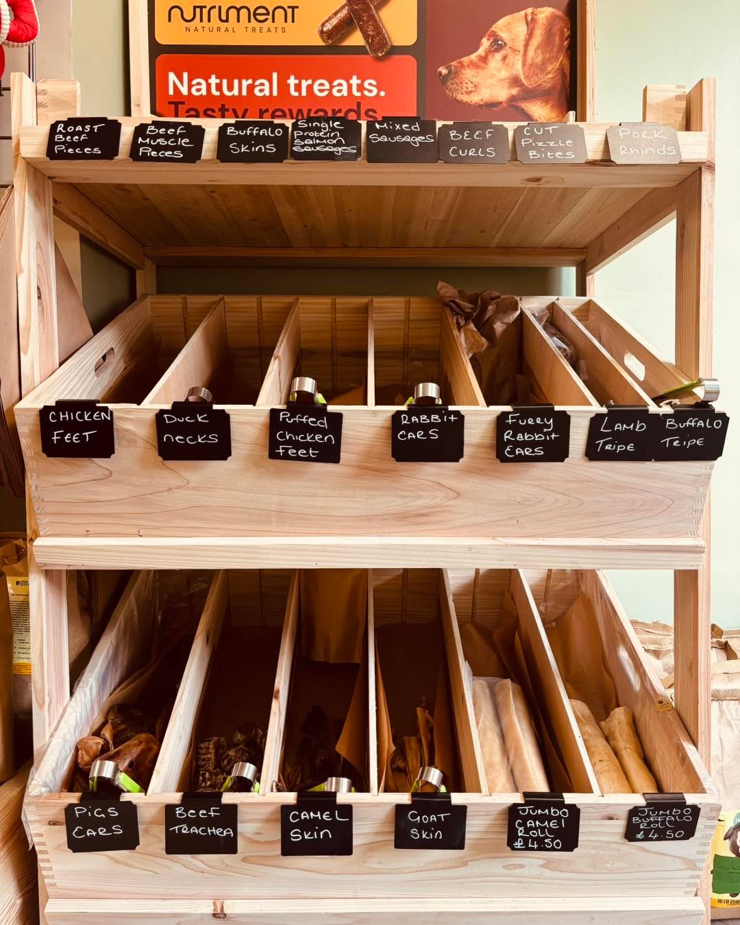 🐶🦴 Pick & Mix Natural Dog Treats! 🦴🐶
Treat your furry friend to something delicious from our natural treat bar! Choose from a huge range including chicken feet, duck necks, rabbit ears, Pizzle bites, tripe, camel skin and so much more 🐾
Perfect for rewarding, training, or just because they deserve it ❤️
💰 Only £3 per 100g – mix and match your dog’s favourites!
Pop in and let your pup sniff out their new top treats today!
📍 82 Weston Road, ST3 6AL