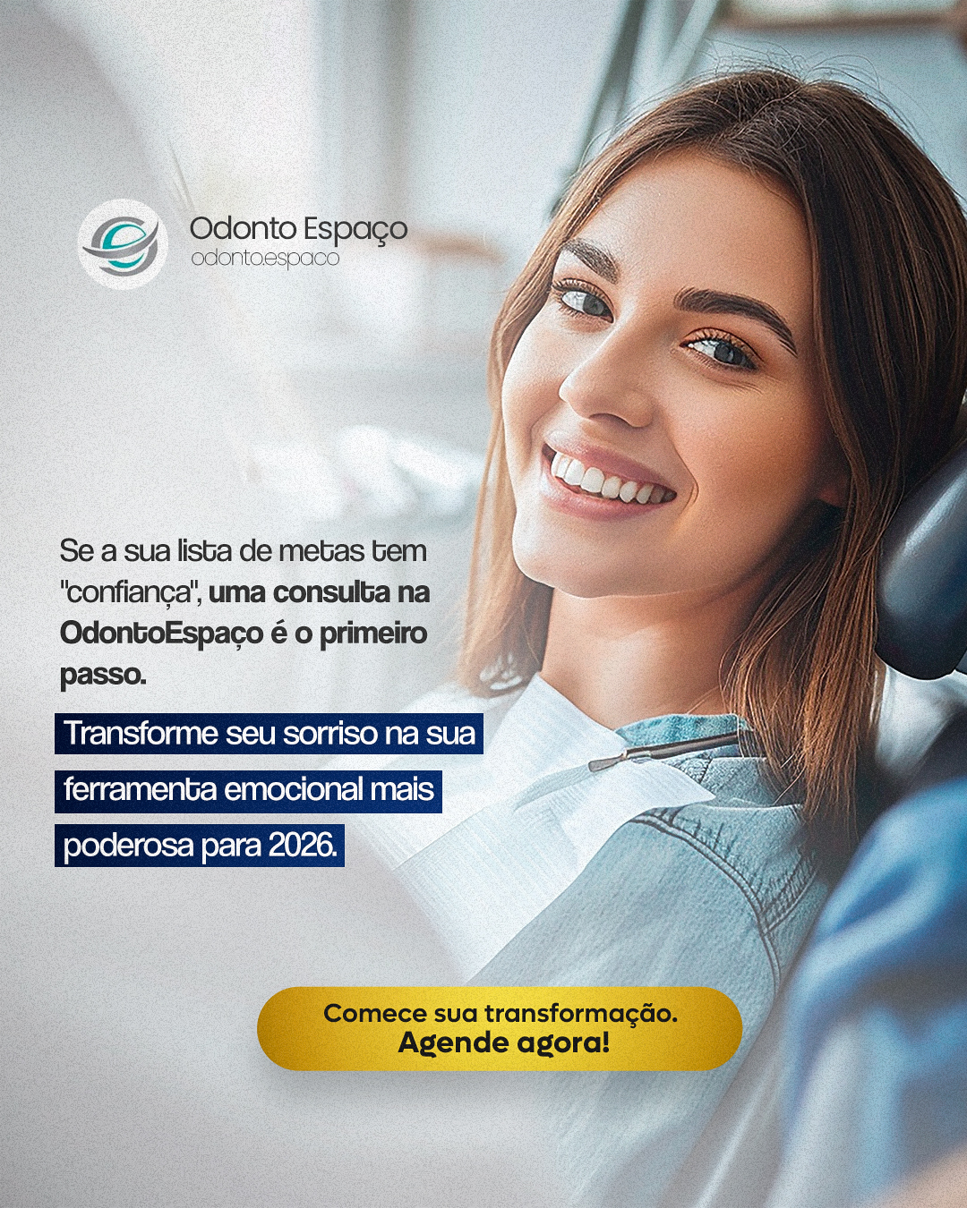 A verdadeira confiança não vem do que você veste, mas da segurança com que você se apresenta ao mundo. 🧠
O seu sorriso é o primeiro sinal de autoridade e bem-estar. Quando você está seguro com ele, cada meta da sua lista se torna mais próxima de ser alcançada.
Na OdontoEspaço, cuidamos da saúde e da estética para que o seu sorriso seja o reflexo da sua melhor versão. Mais do que dentes, entregamos a liberdade de sorrir sem hesitar. 🦷
💎 Em 2026, invista no seu maior cartão de visitas.
Toque no link da bio e dê o primeiro passo para um ano de conquistas.
#OdontoEspaco #Confiança #Metas2026 #SorrisoPoderoso #VilaMariana #Autocuidado #Sucesso #OdontologiaPremium #odontoespaço #dentistavilamariana #vilamarianasp #VilaMariana #ortodontia #ortodentista #dentistasp