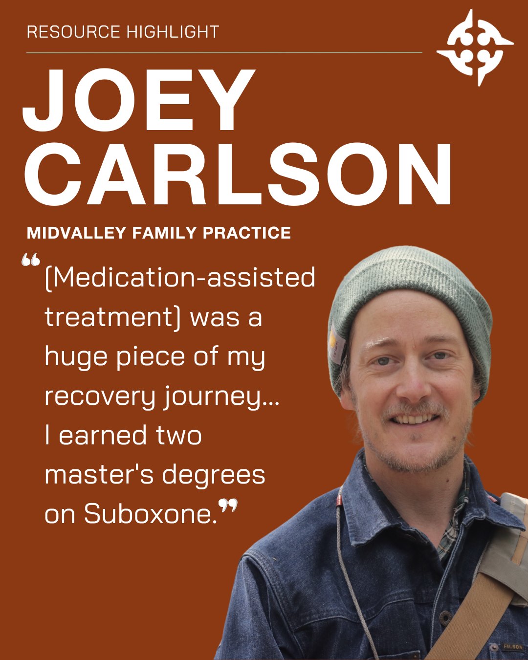 Joey Carlson understands how transformative Medication-Assisted Treatment (MAT) can be for individuals in recovery. Joey, a Licensed Addiction Counselor at MidValley Family Practice, used Suboxone to support his recovery journey.
At MidValley Family Practice, Joey specializes in counseling for addiction and recovery, withdrawal management, and is the lead therapist for MidValley’s outpatient detox.
To learn more about MidValley Family Practice, visit midvalleyfamilypractice.org
To find local substance use and recovery resources, visit www.communitycompass.co
#Recovery #SUD #MAT #PeerSupport #PeerRecovery #Suboxone #MentalHealth #eagle #silverthorne #breckenridge #frisco #aspen #glenwoodsprings #basalt #leadville #vail #carbondale #edwards #avon #silt