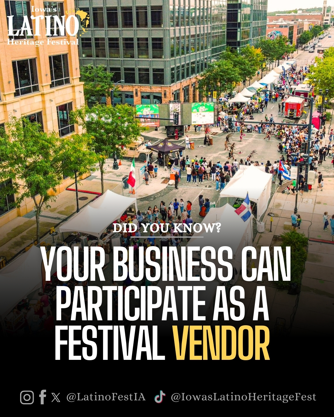 WE ARE ACCEPTING FOOD VENDOR REGISTRATIONS OR EXHIBITORS FOR THE 2026 FESTIVAL 🥳
Use the link in our bio to apply, so your flavors can be shared this September!
latinoheritagefestival.org
September 26 & 27