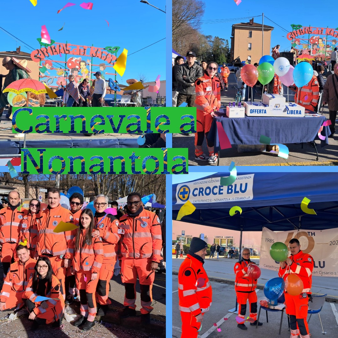 Viva il carnevale di Nonantola!
.
.
.
#croceblucastelfranco #nonantola #anpas #AnpasEmiliaRomagna