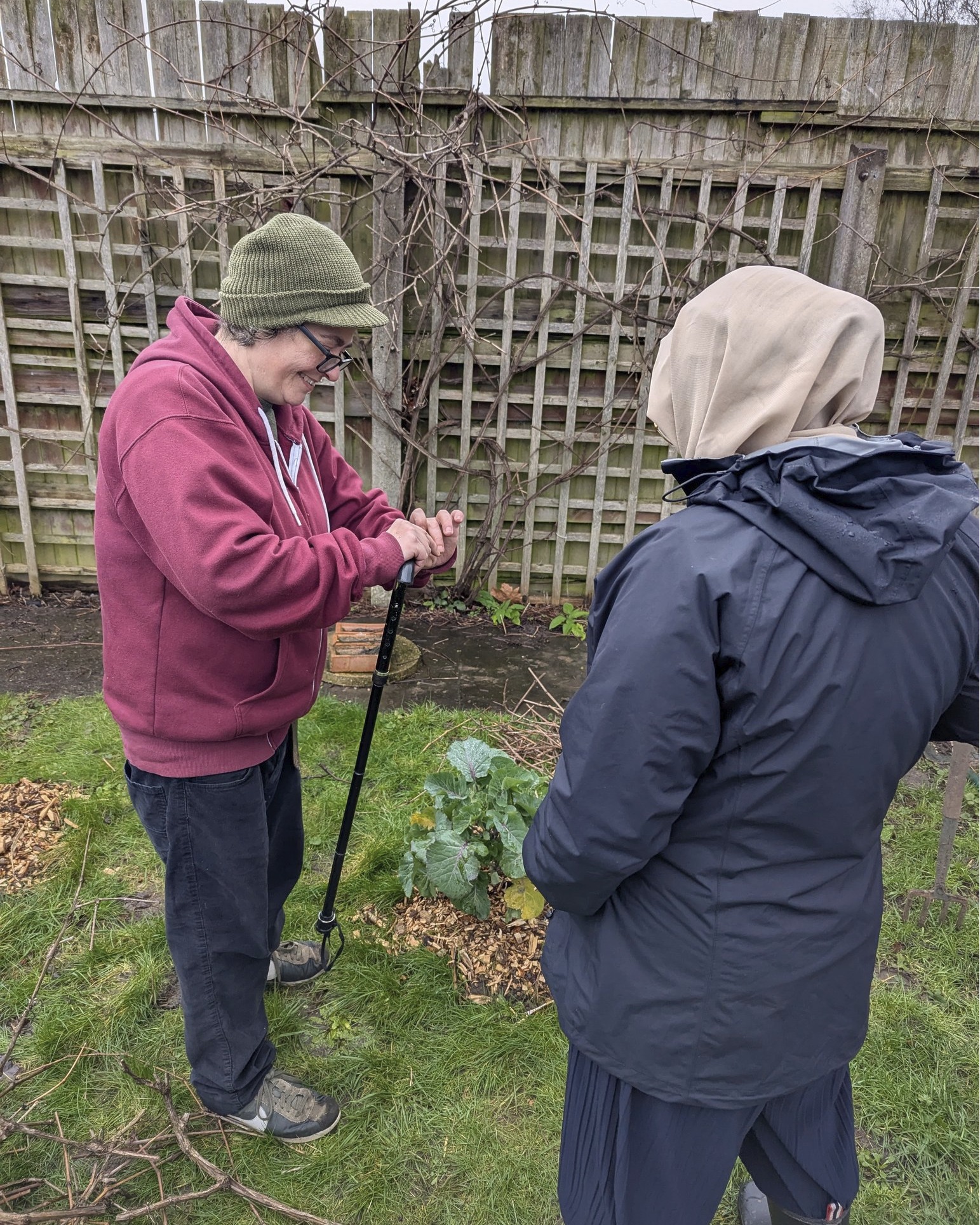Growing #EdiblePerennials with our friends and partners at Apna Ghar in #BalsallHeath this week.