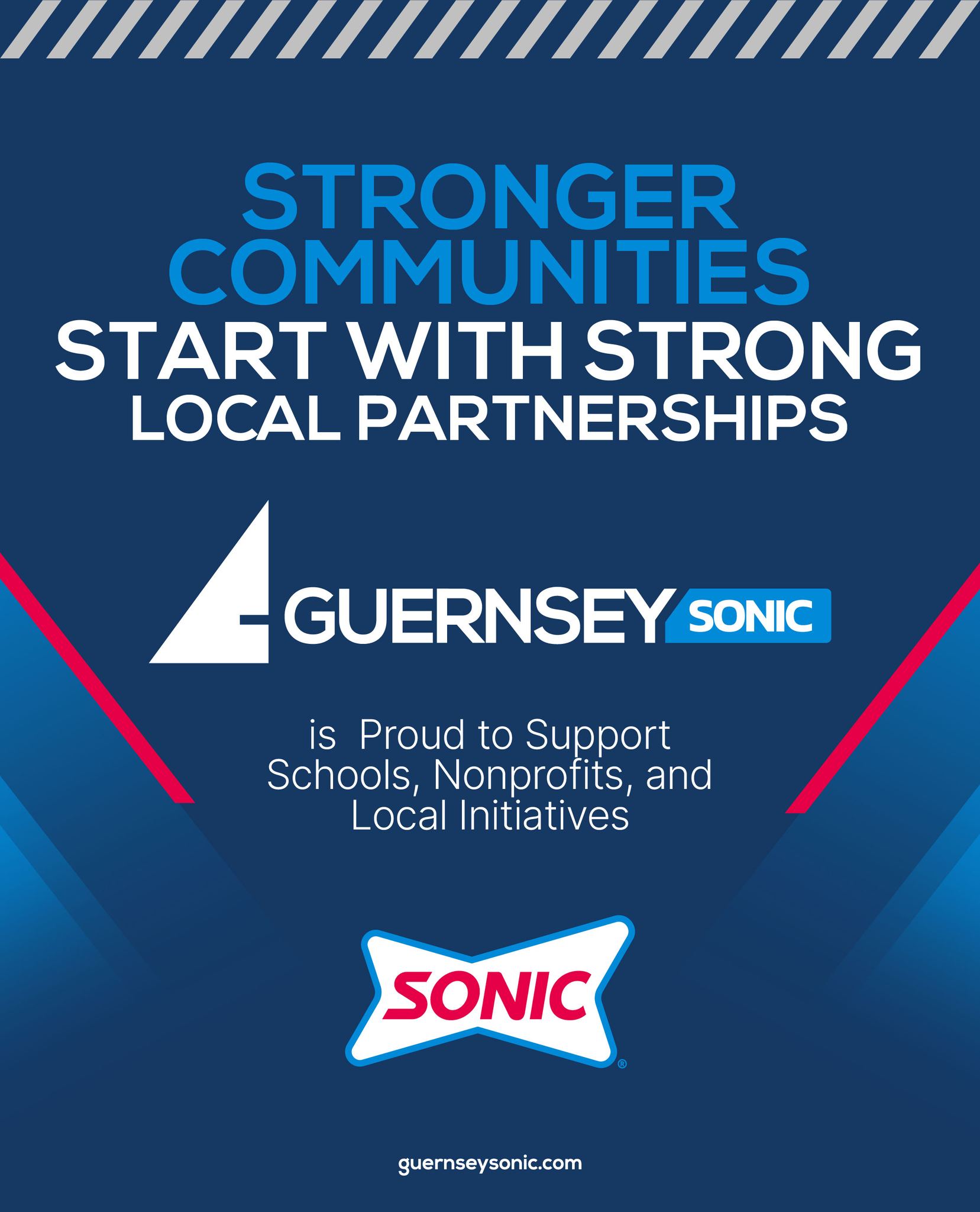 We believe the strongest communities are built when local organizations and businesses work together. That’s why Guernsey Sonic partners with schools, educators, nonprofits, and community leaders across the states we serve.
If your organization is looking for support, collaboration, or a long-term community partner, let’s start the conversation.
📩 Connect with us: guernseysonic.com/our-community
#CommunityFirst #StrongerTogether #SonicCares #LocalPartnerships #GuernseySonic